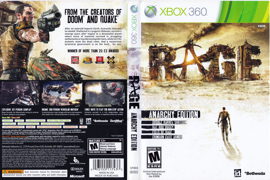 Rage Xbox 360