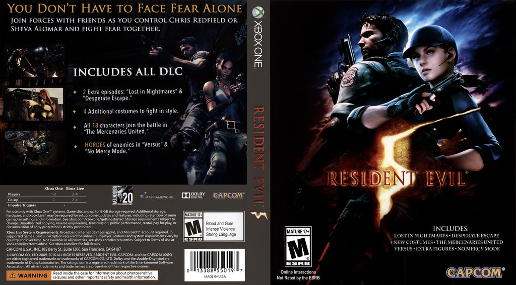 Resident Evil 5 Xbox One