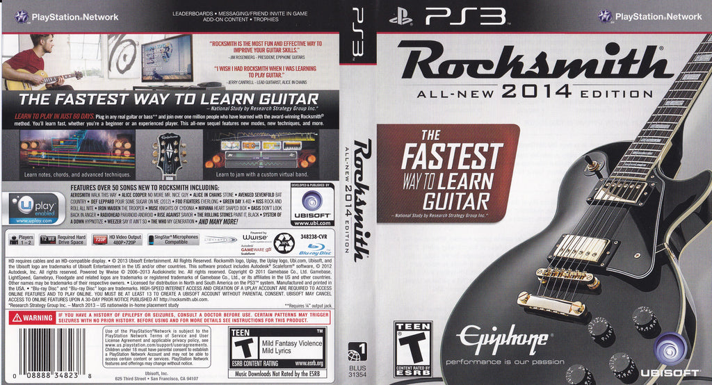 Rocksmith All New 2014 Edition PS3