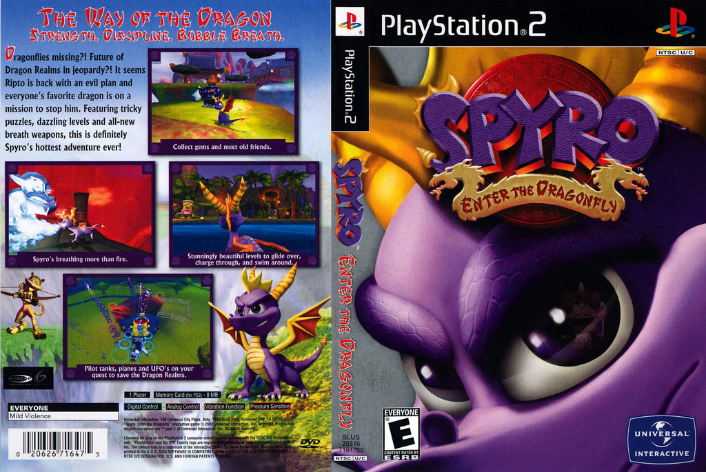Spyro Enter The Dragonfly PS2
