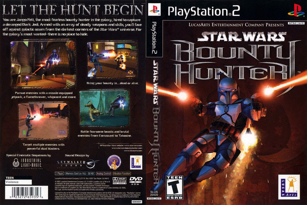 Star Wars Bounty Hunter C PS2