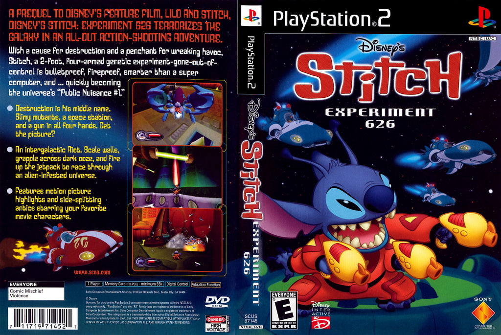 Stitch Experiment 626 PS2