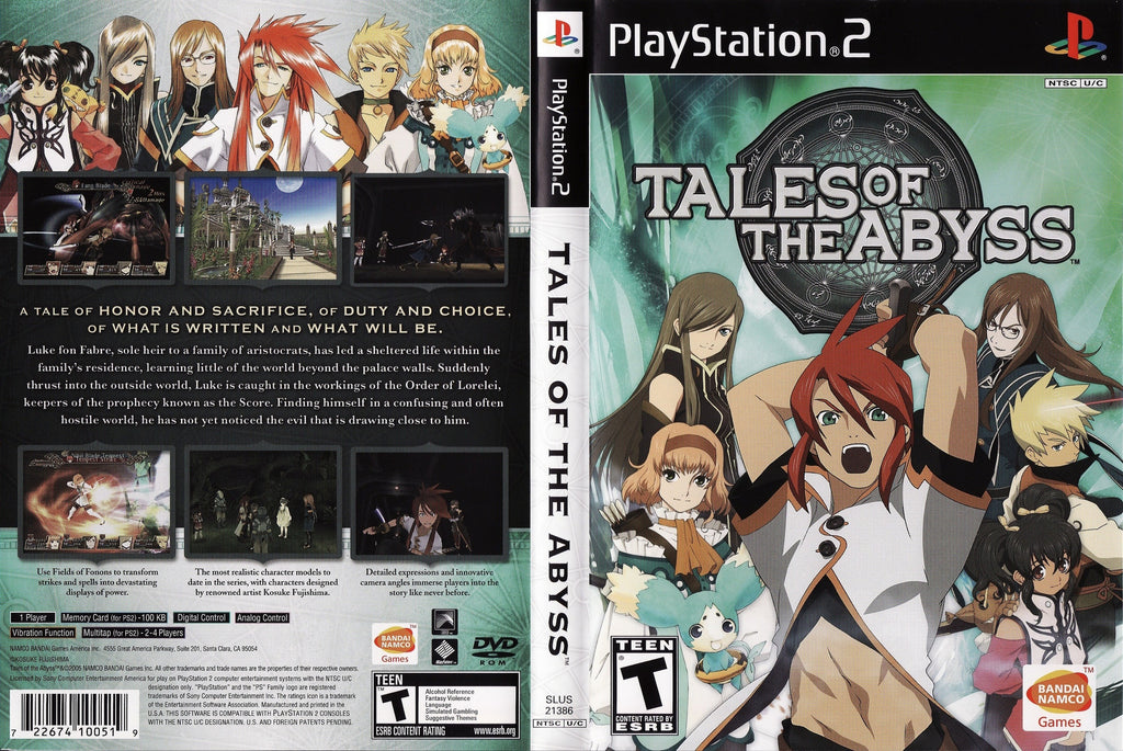 Tales of the Abyss N PS2