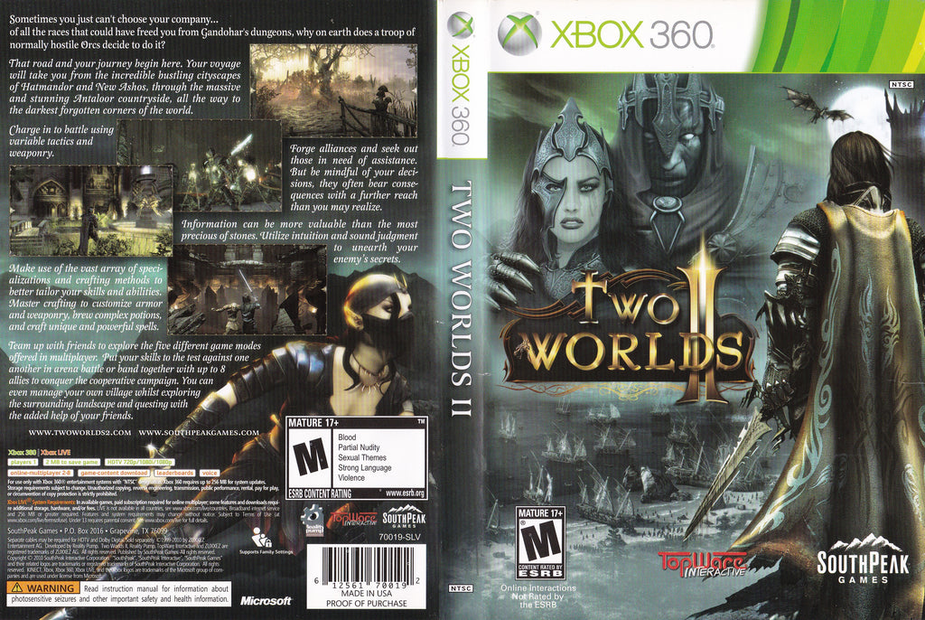 Two Worlds II Xbox 360