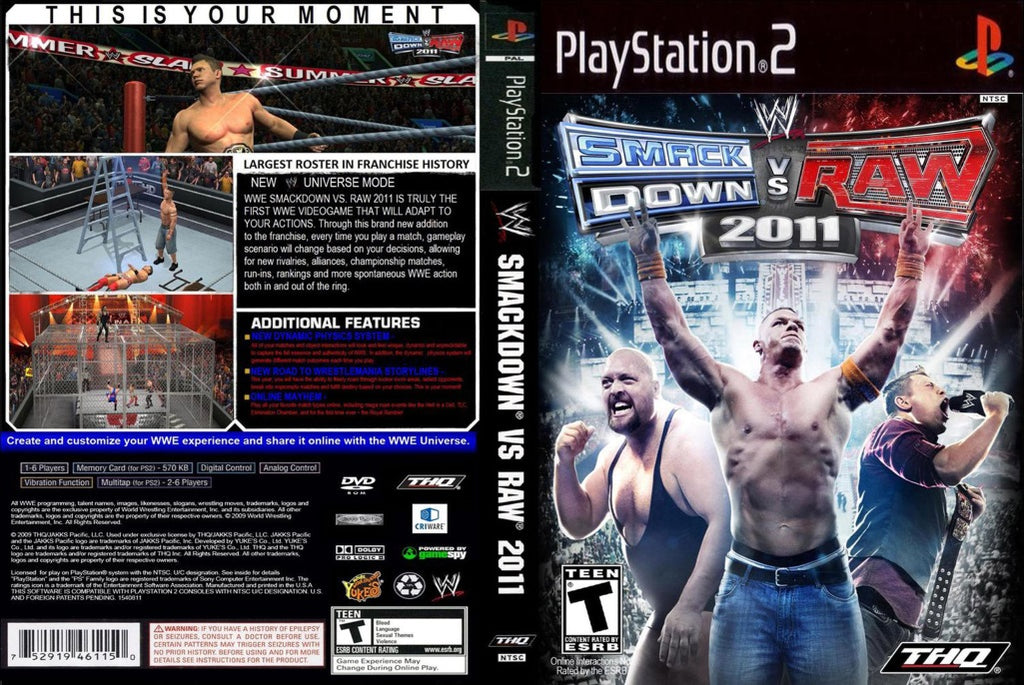 WWE SmackDown vs Raw 2011 PS2