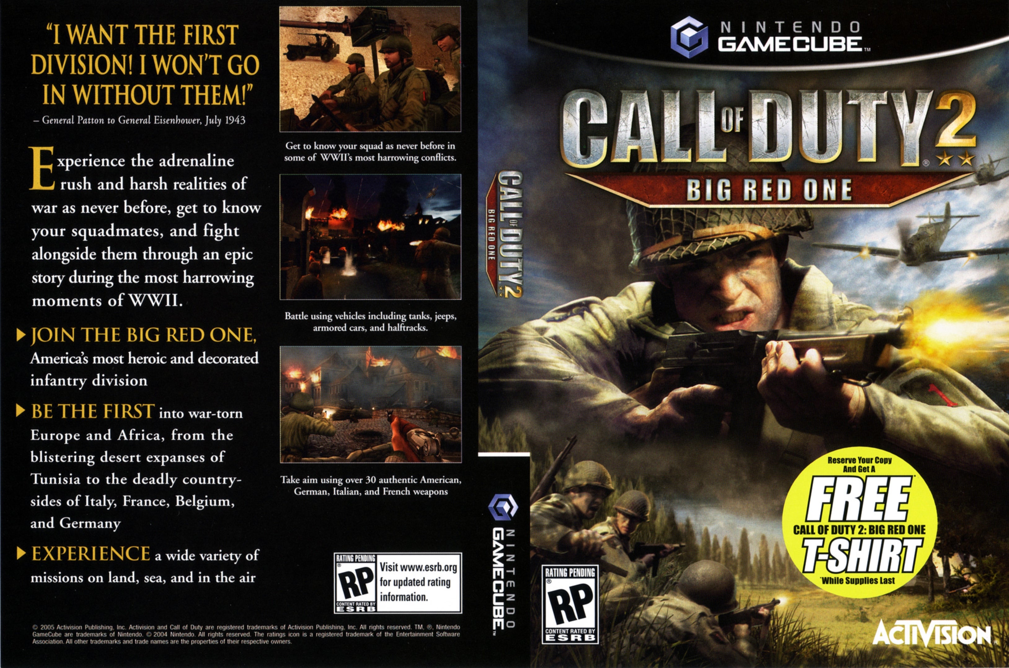 Call Of Duty 2 Big Red One C Gamecube | Clarkade