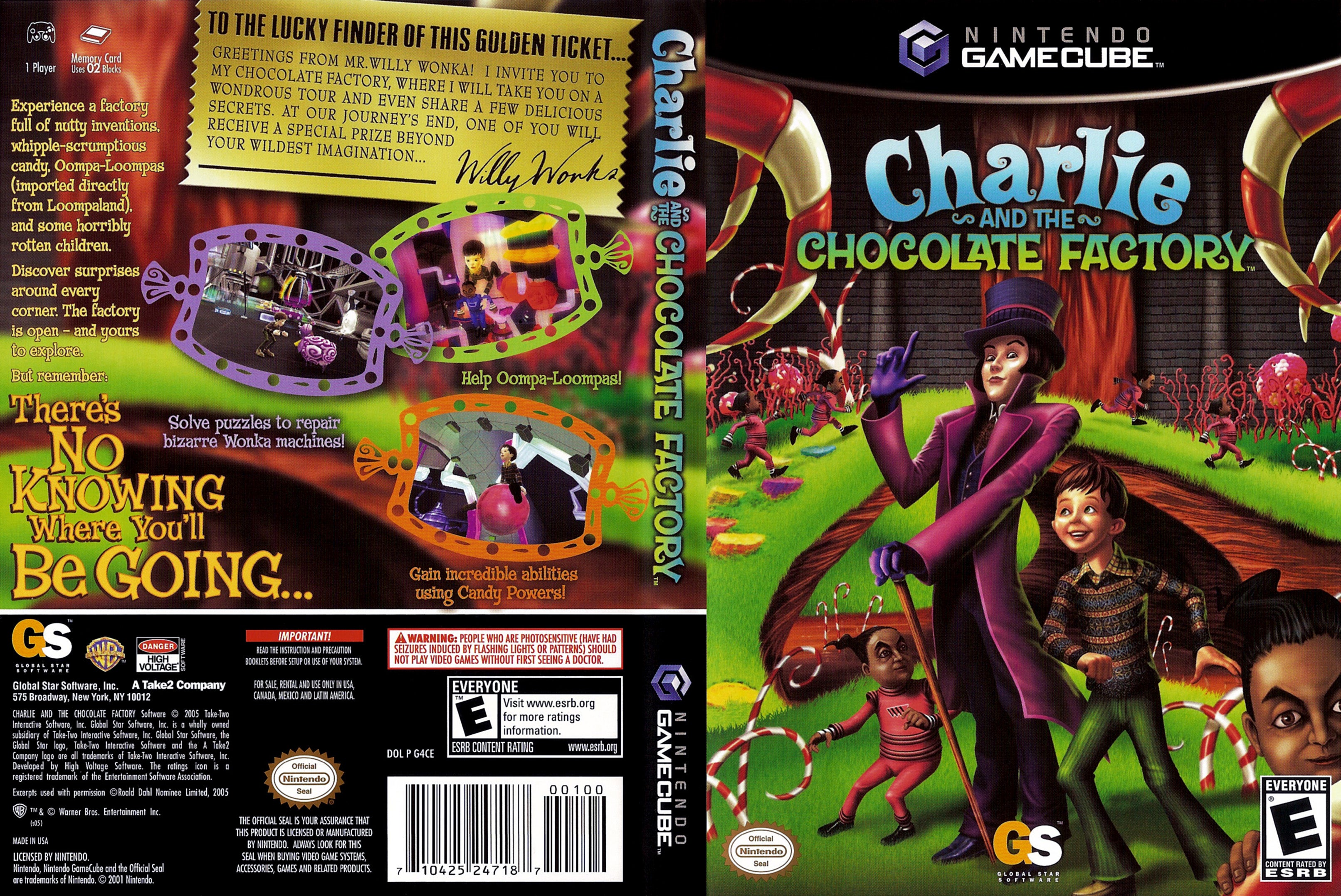 Charlie and the Chocolate Factory Gamecube