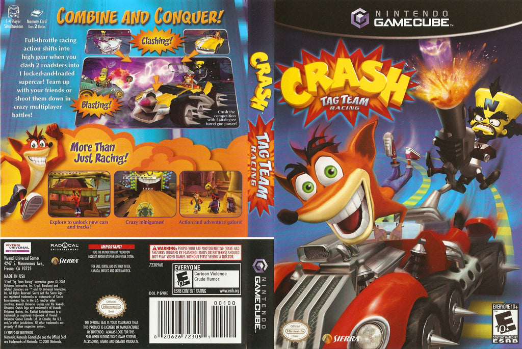 Crash Tag Team Racing C Gamecube