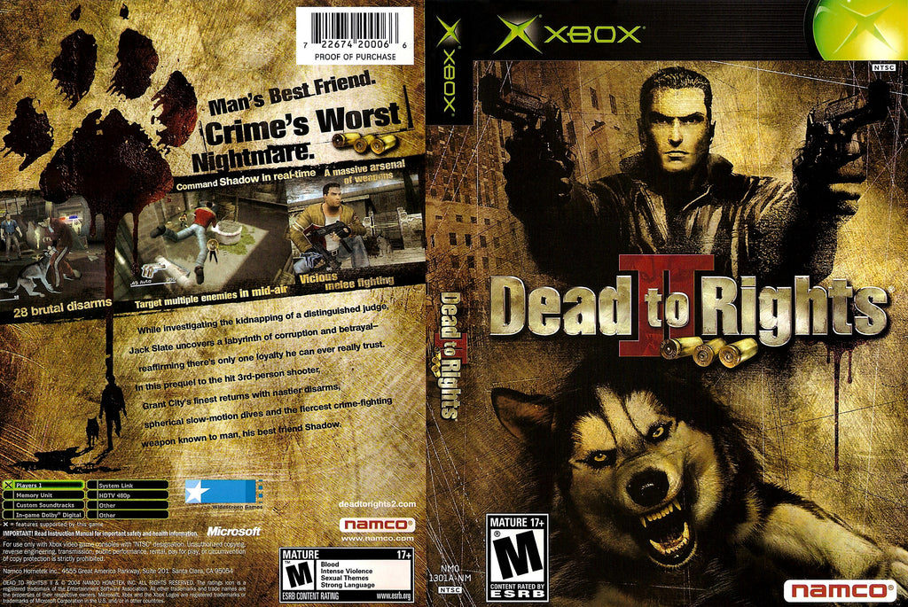 Dead to Rights II C Xbox
