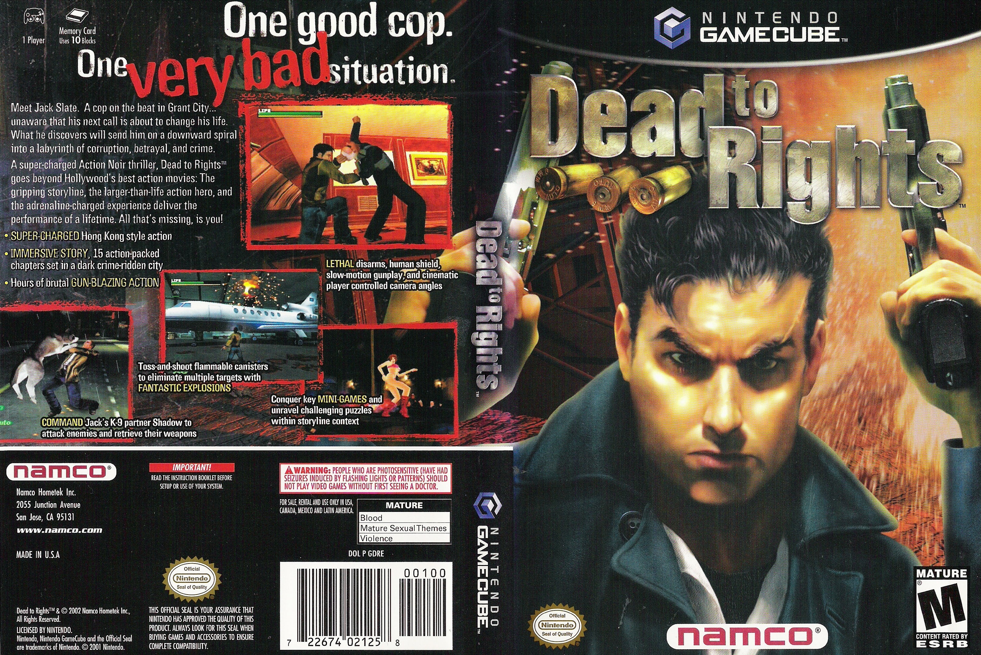 Dead to Rights Gamecube