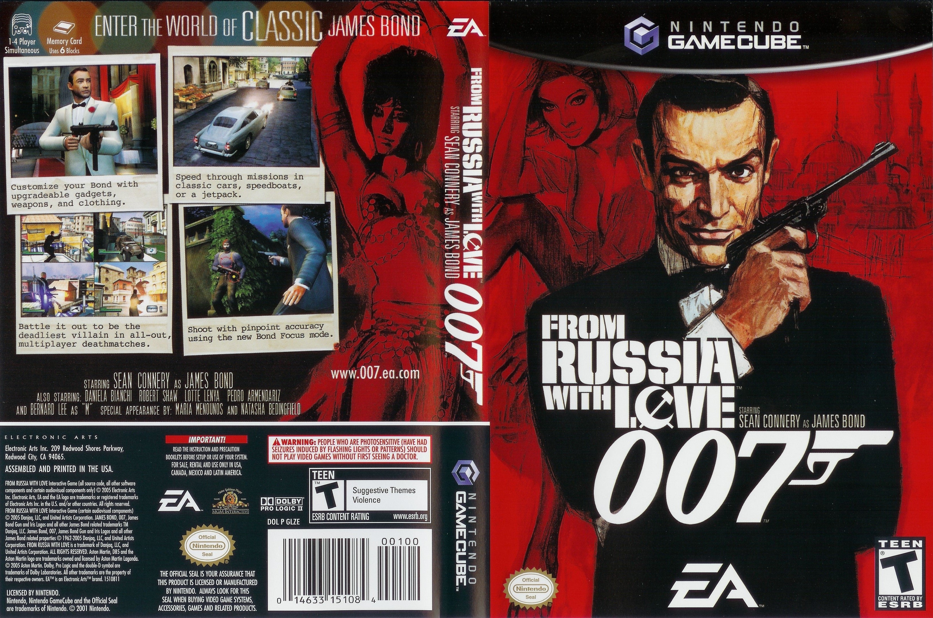 360 Rassia From Russia With Love 007 Xbox 360