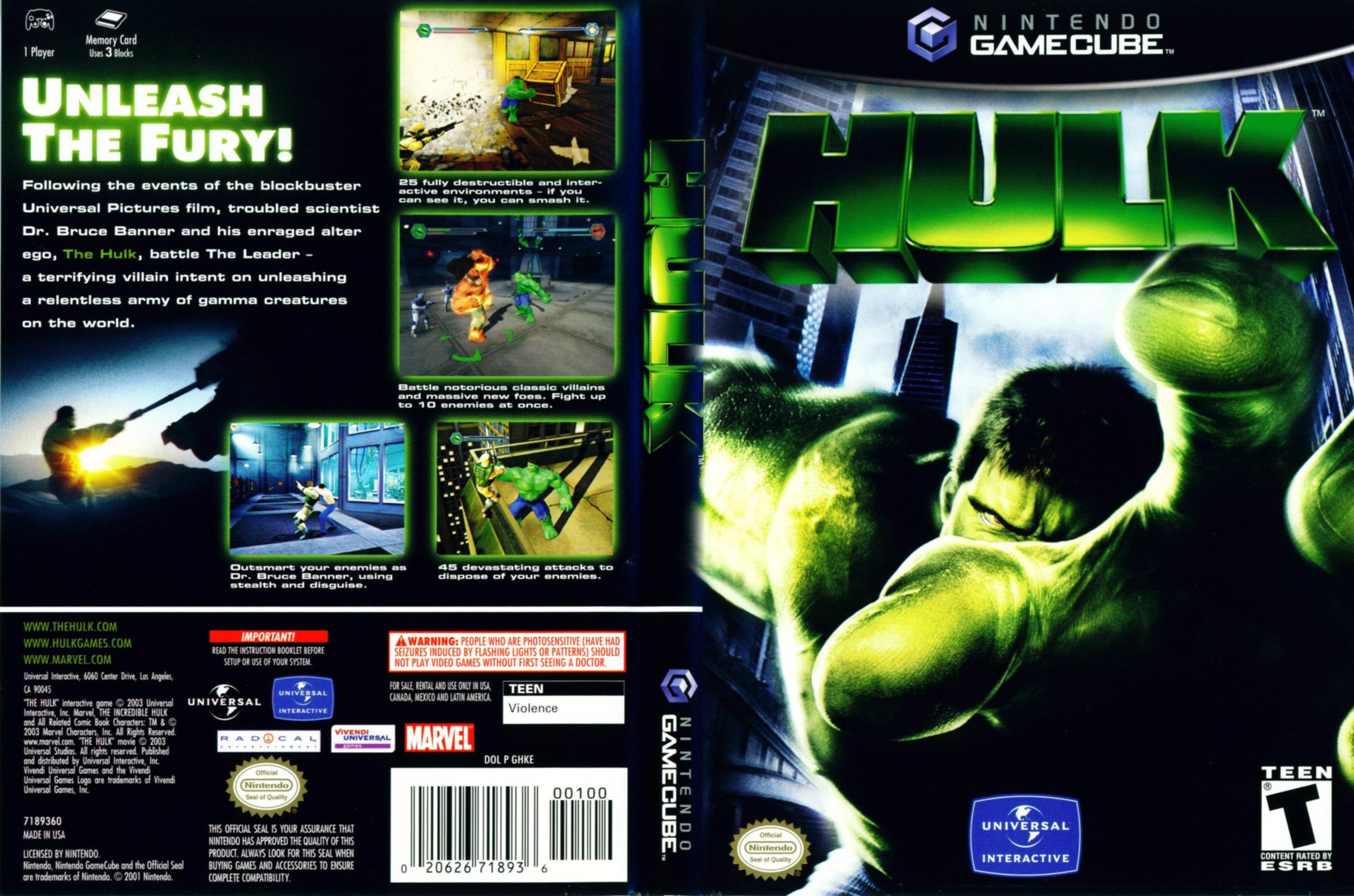 Hulk Gamecube