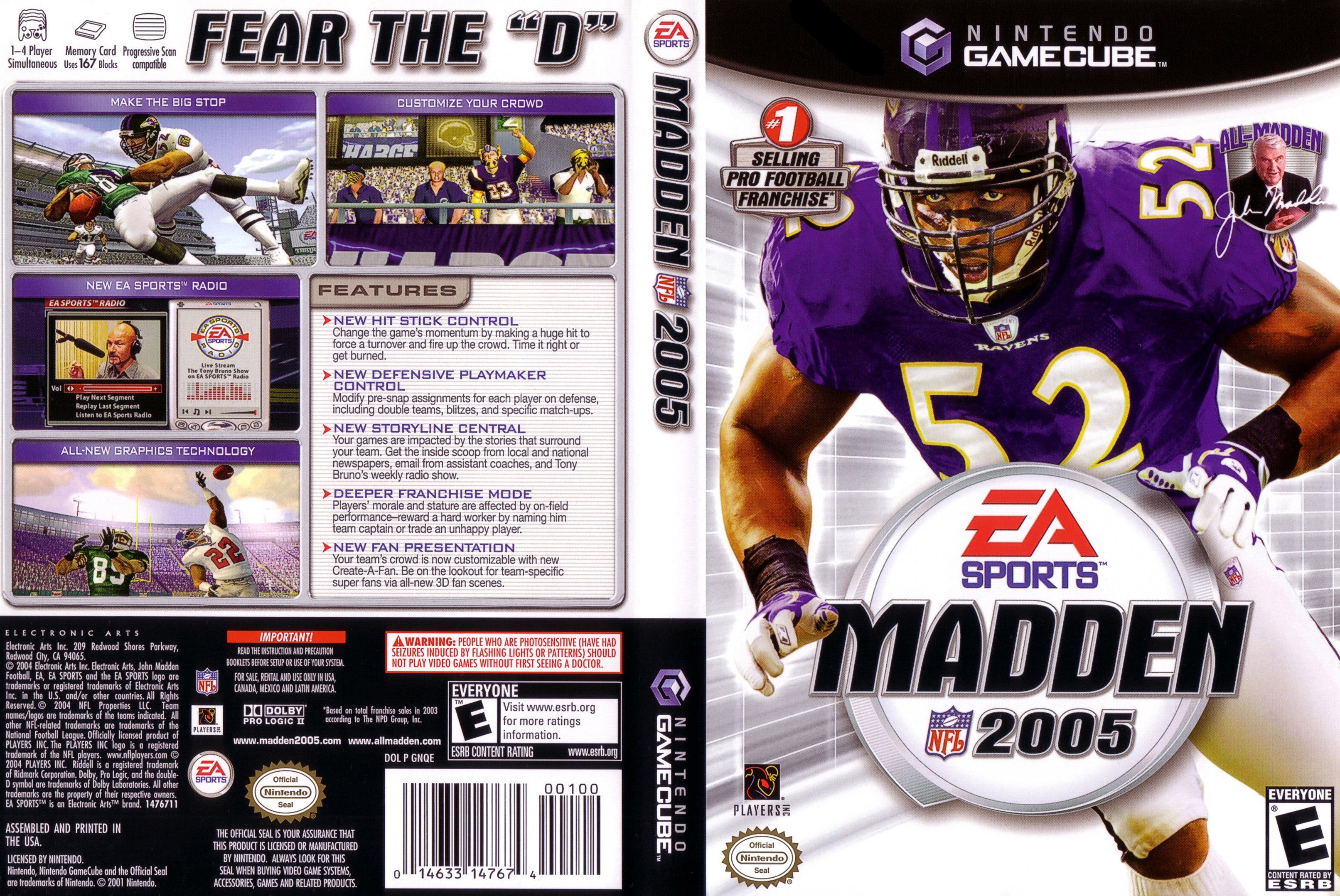 Madden NFL 2005 C Gamecube