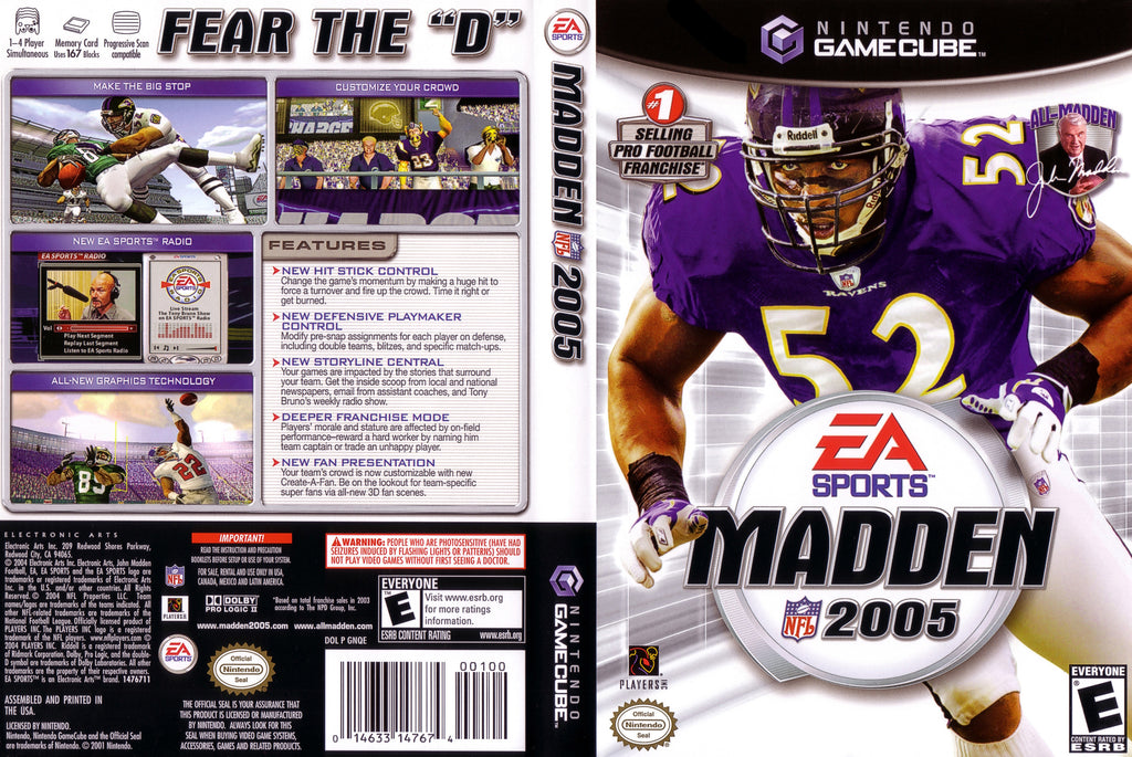 Madden NFL 2005 C Gamecube