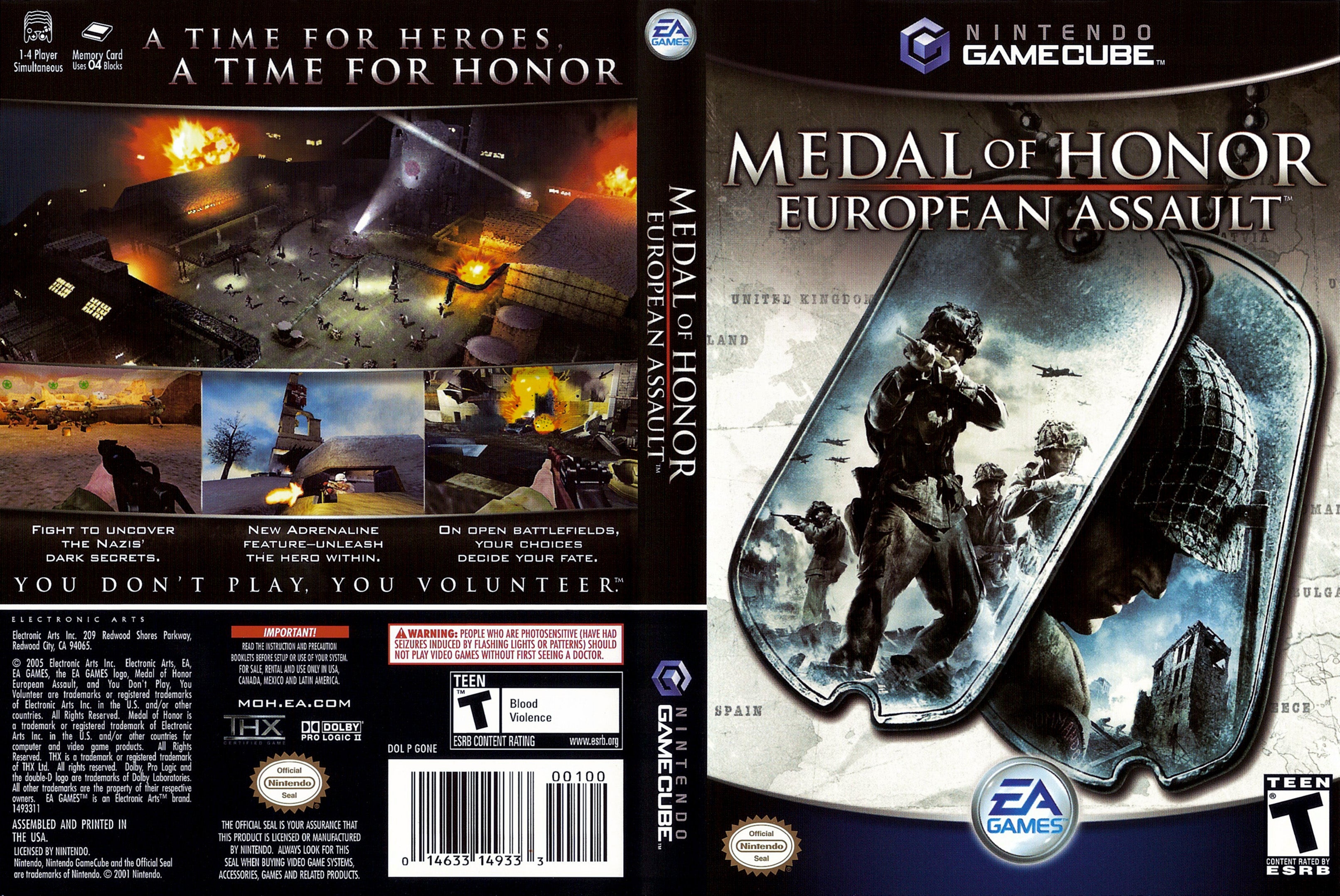 Medal of Honor European Assault Gamecube