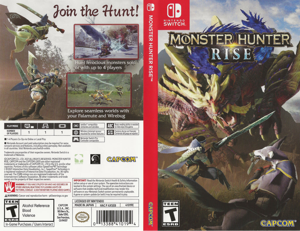 Monster Hunter Rise Switch