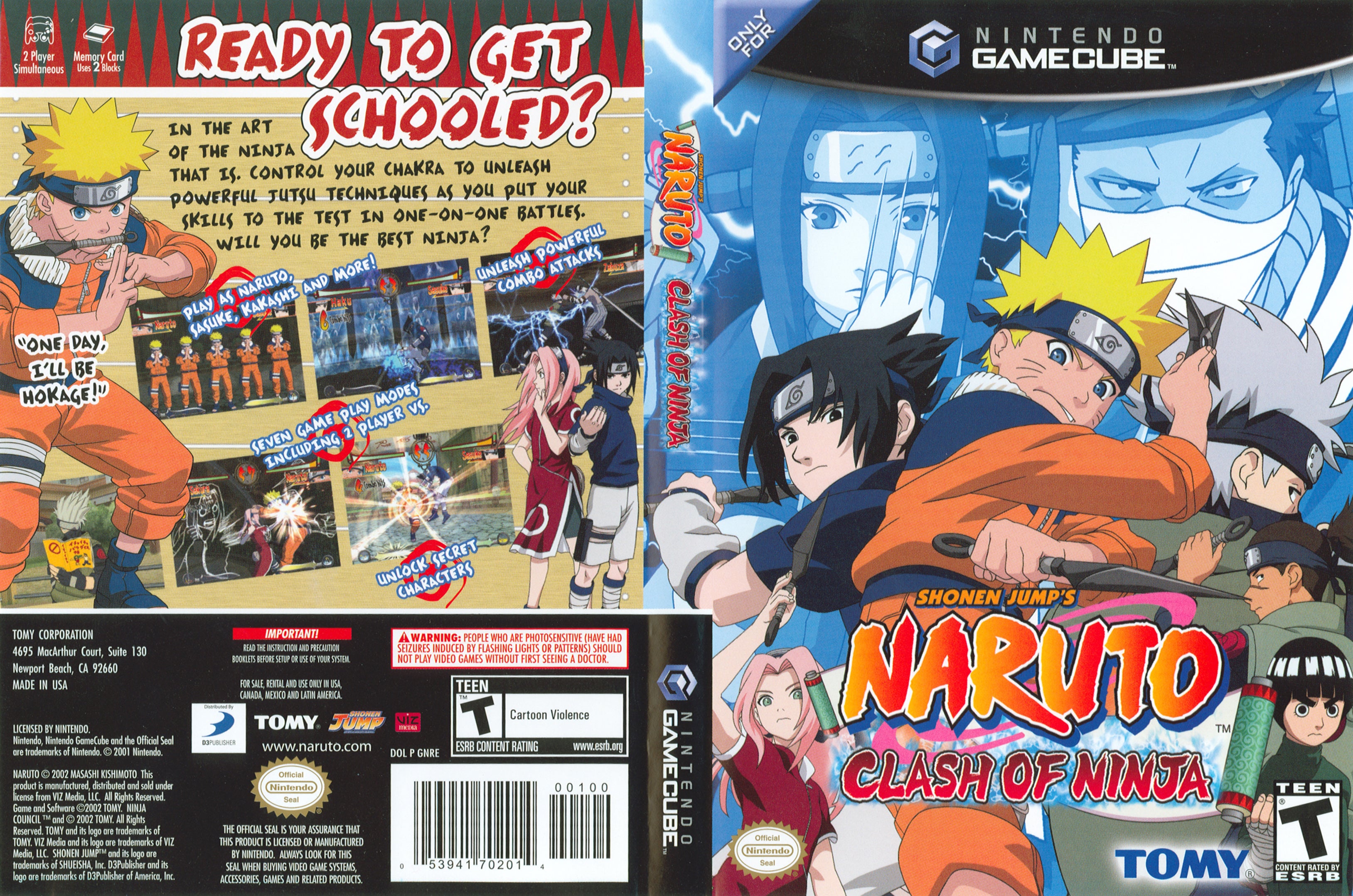 Naruto: Clash Of Ninja Review / Preview for the GameCube (GC