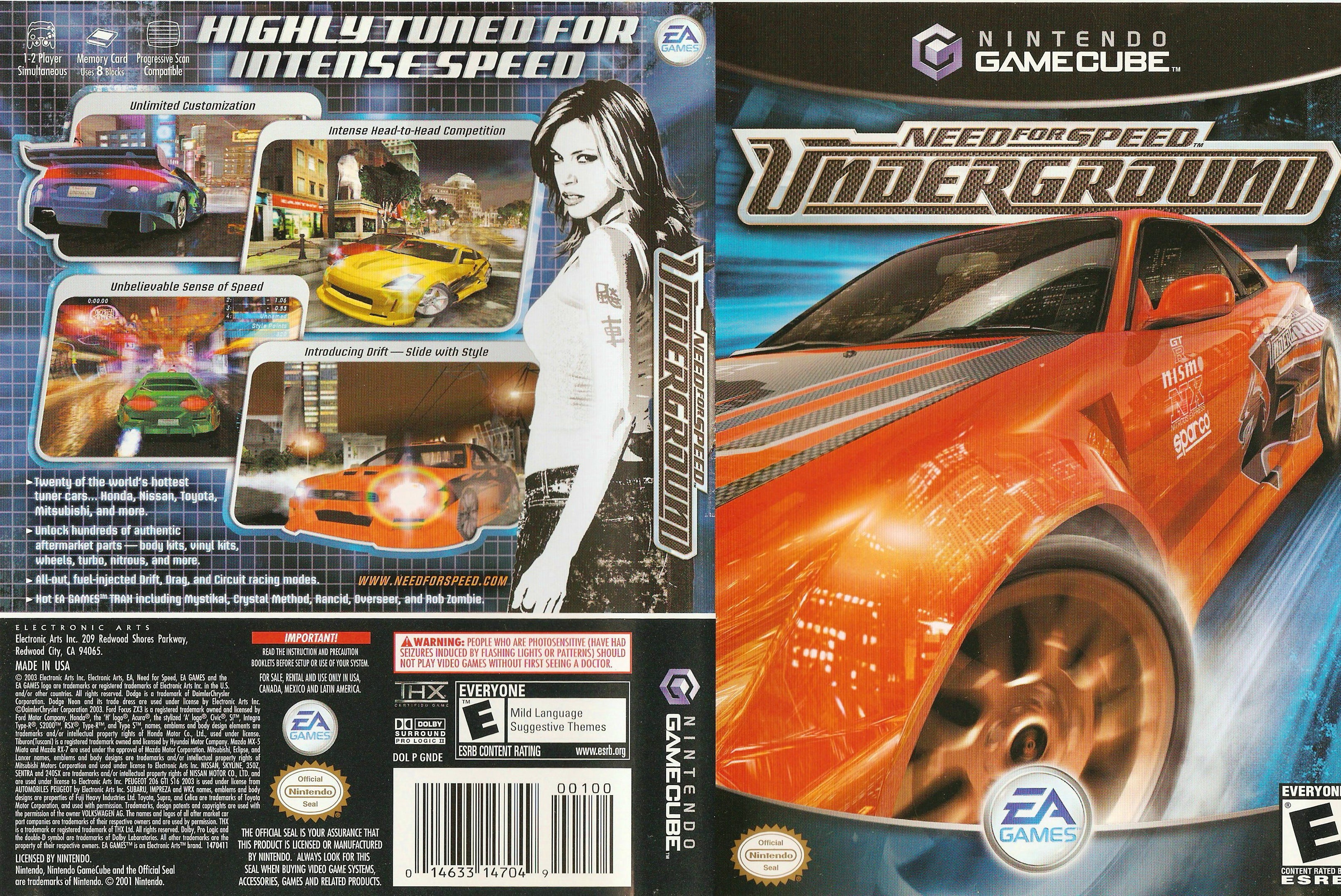 Need For Speed Underground Gamecube