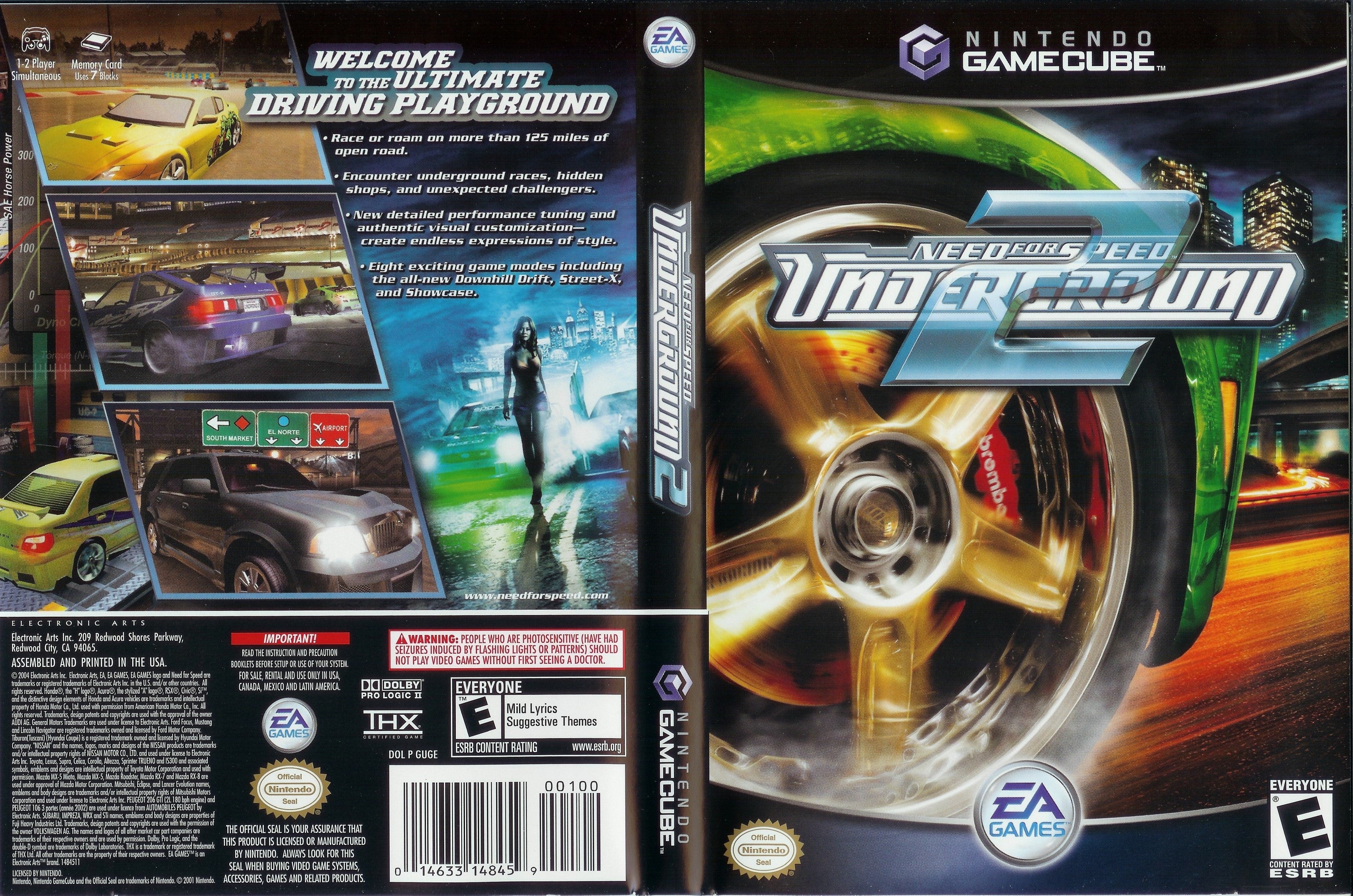Need For Speed Underground 2 Gamecube | Clarkade