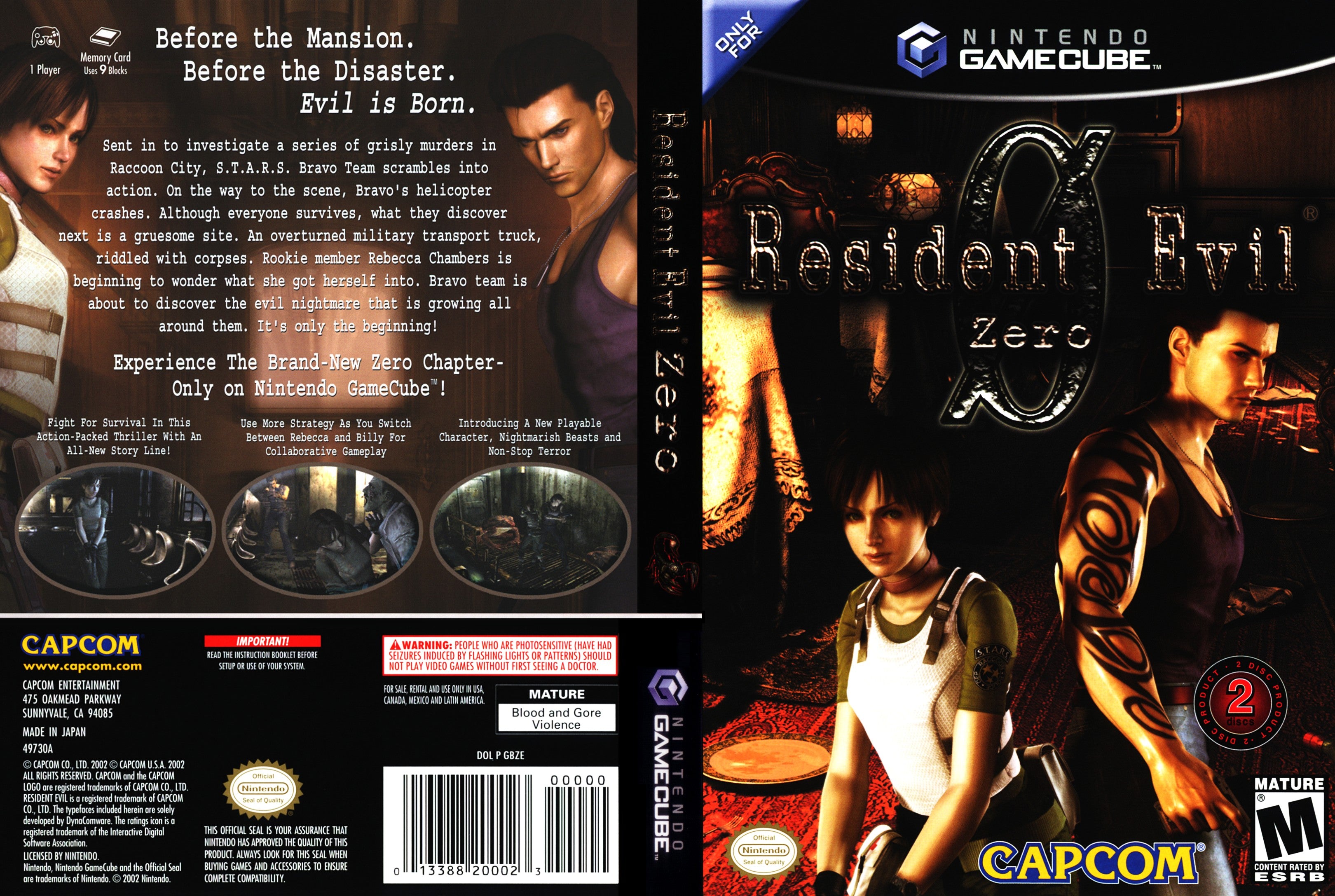 Resident Evil Zero Gamecube