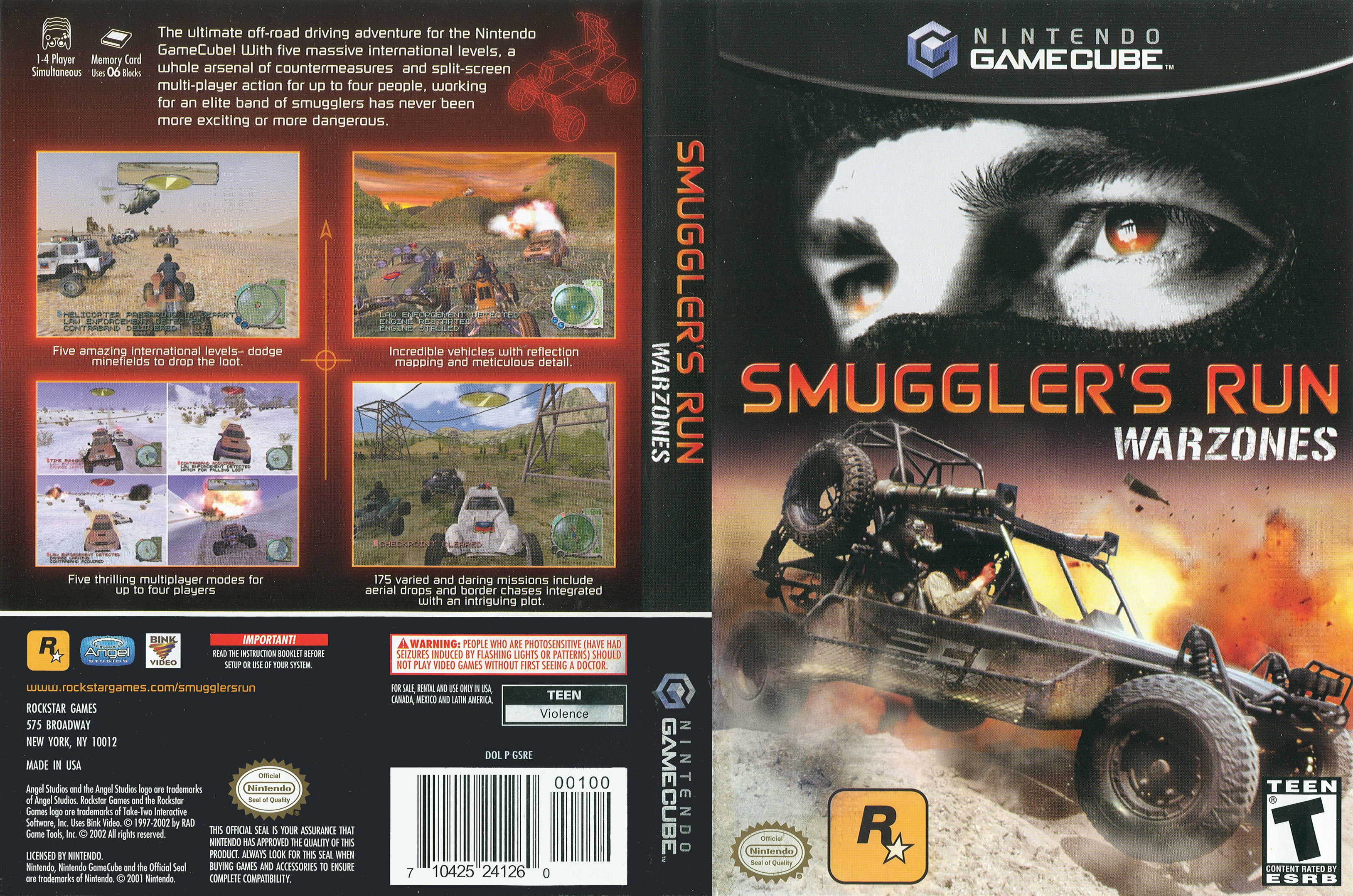 Smuggler's Run Warzones Gamecube