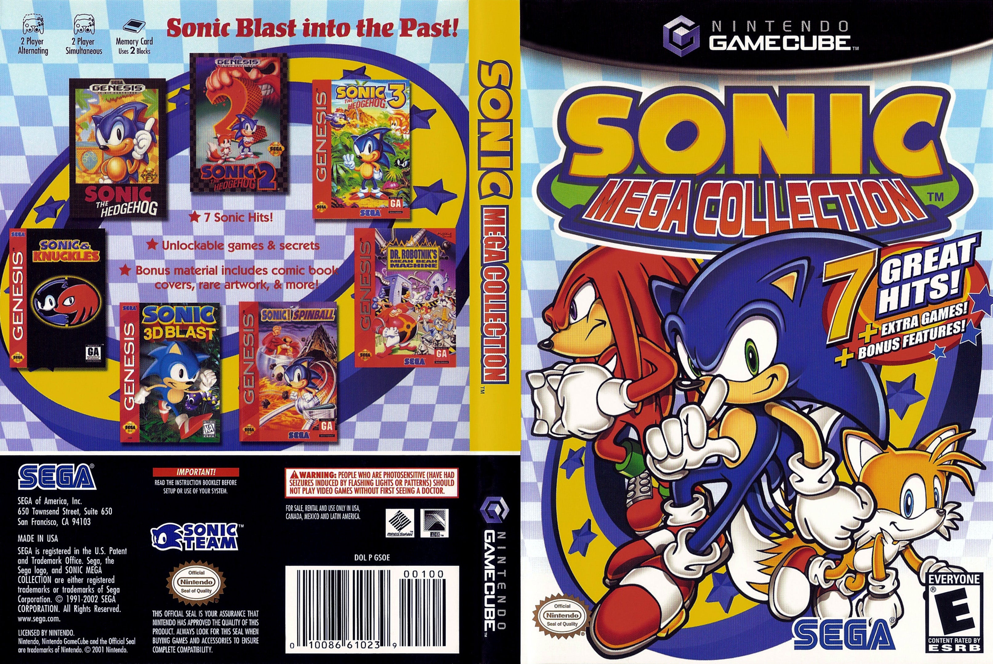 Mega Collection Sonic Mega Collection Gamecube – Clarkade