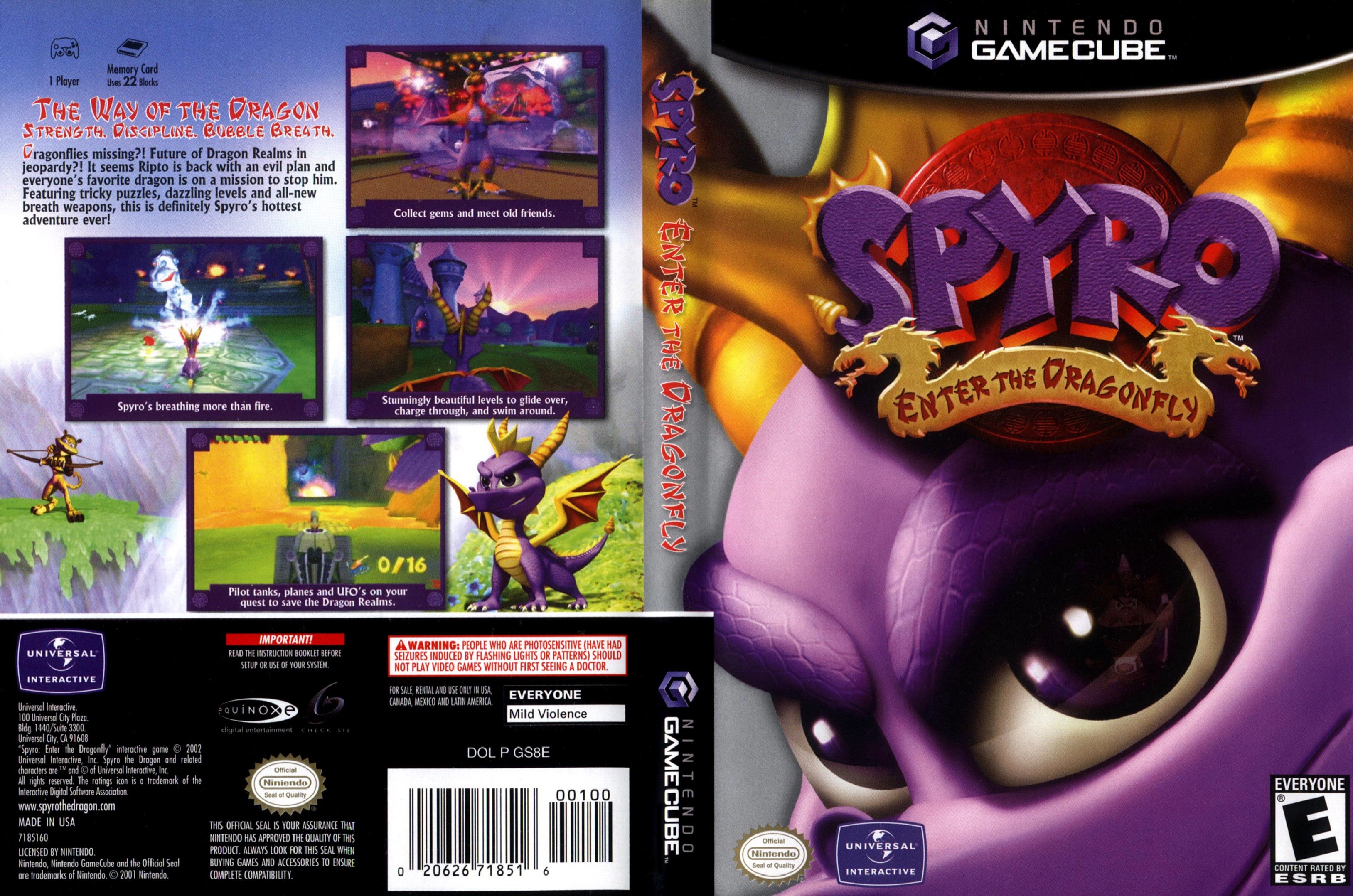 Spyro Enter the Dragonfly Gamecube