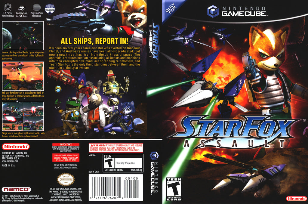 Star Fox Assault Gamecube