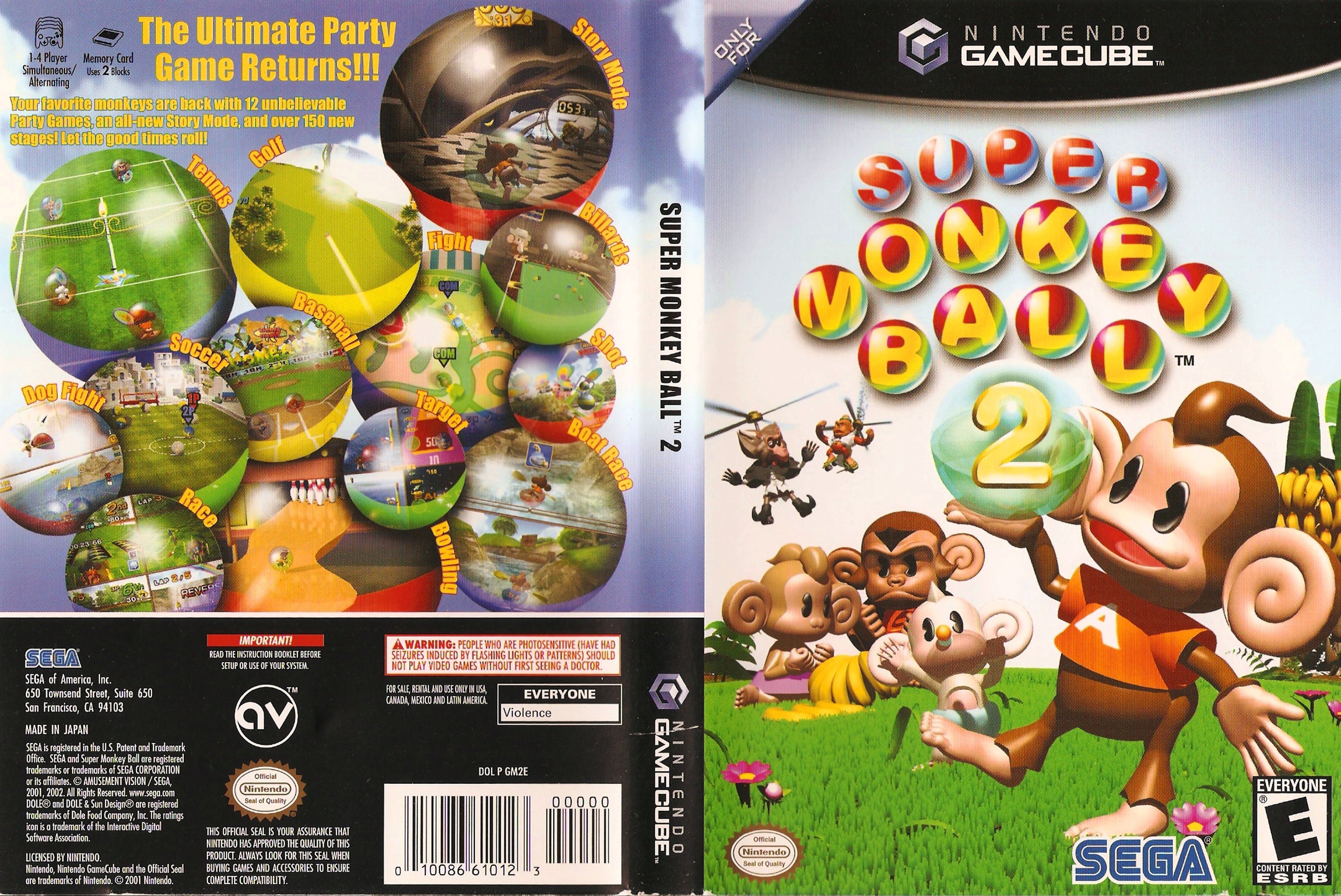 Super Monkey Ball 2 Gamecube