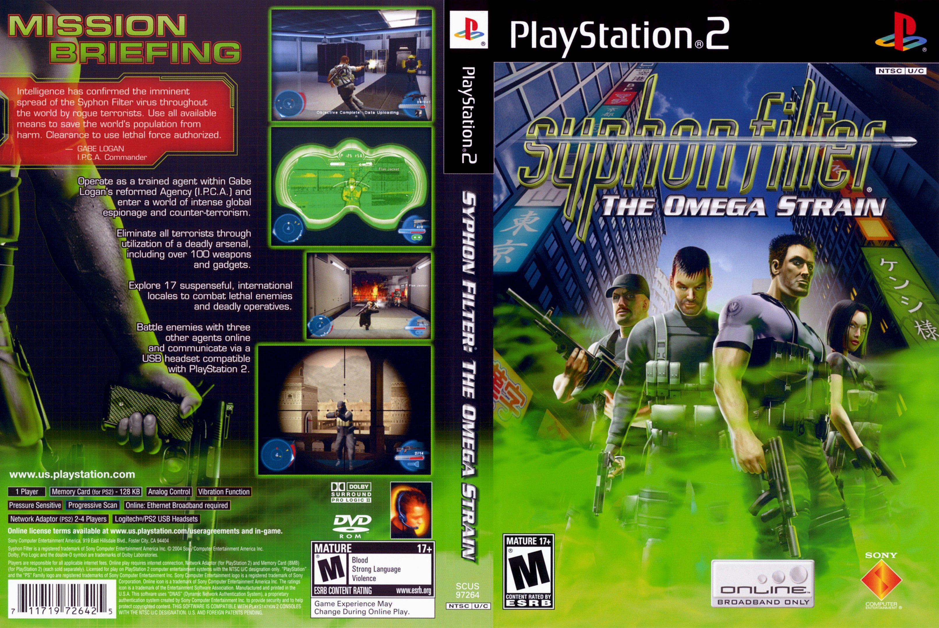 Syphon Filter: The Omega Strain - PS1 PAL Cover 1 by RaidenRaider
