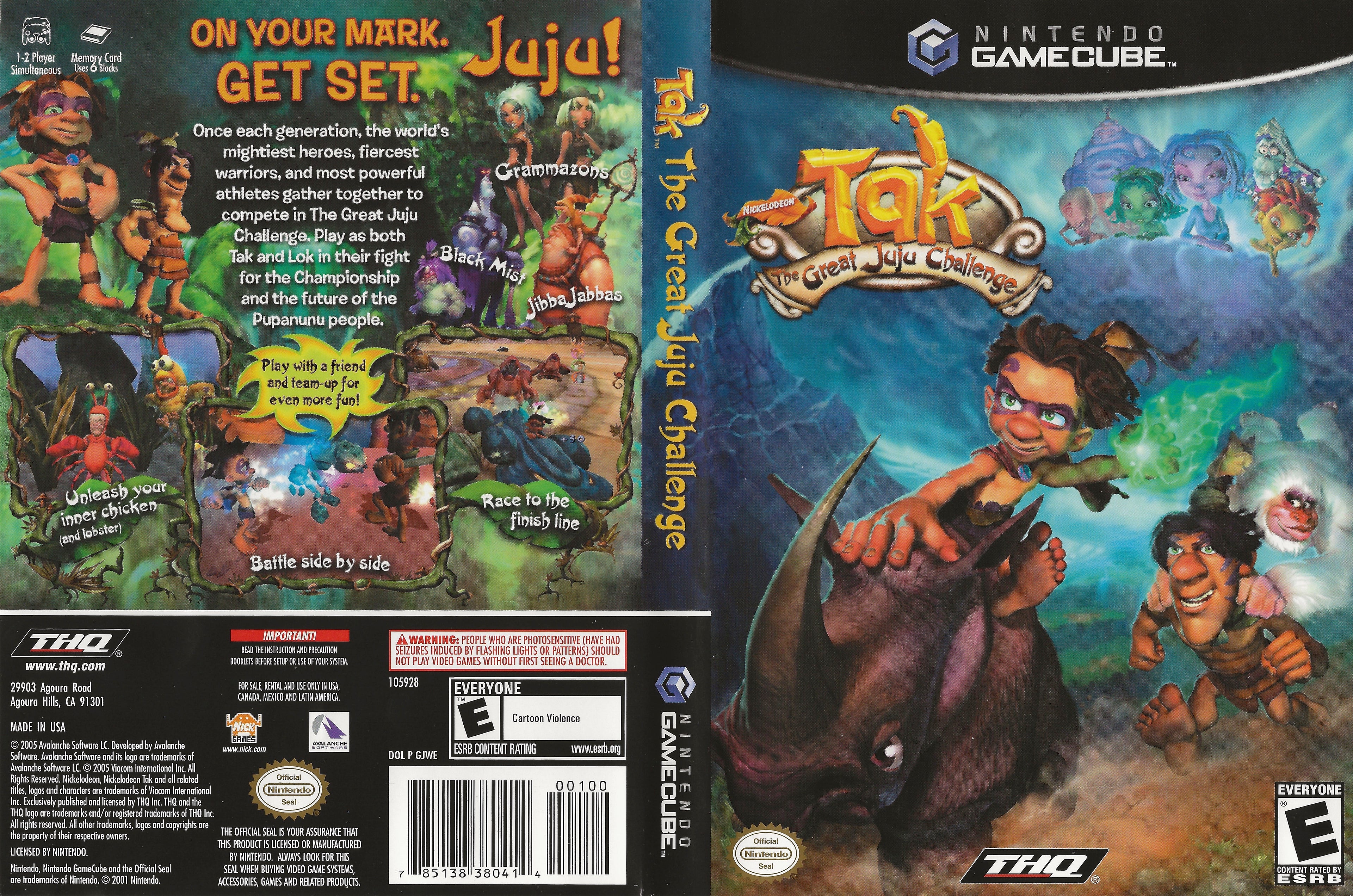 Tak the Great Juju Challenge Gamecube