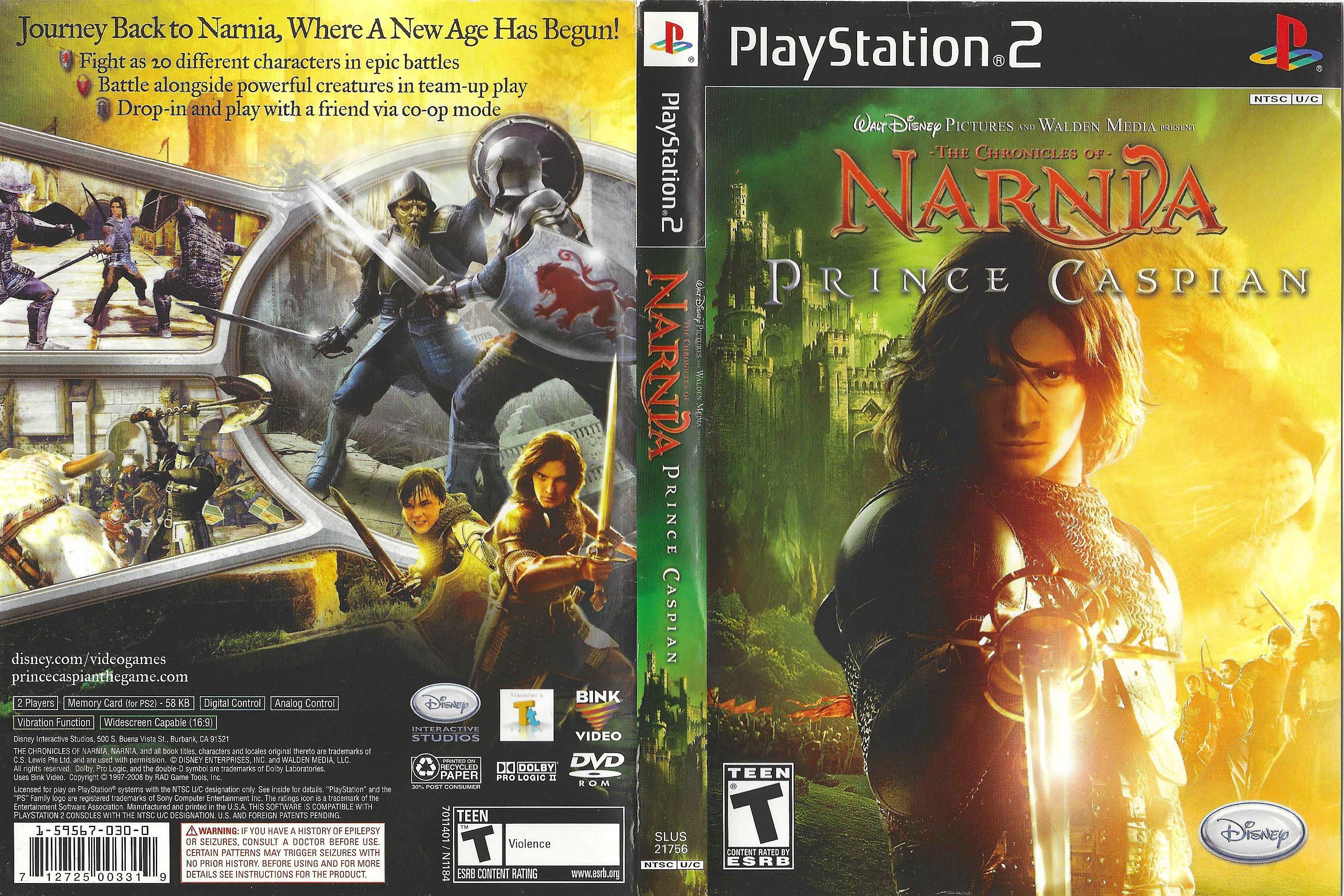 The Chronicles of Narnia Prince Caspian PS2