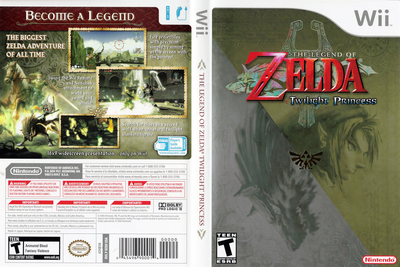 Legend of shops Zelda Twilight Princess wii