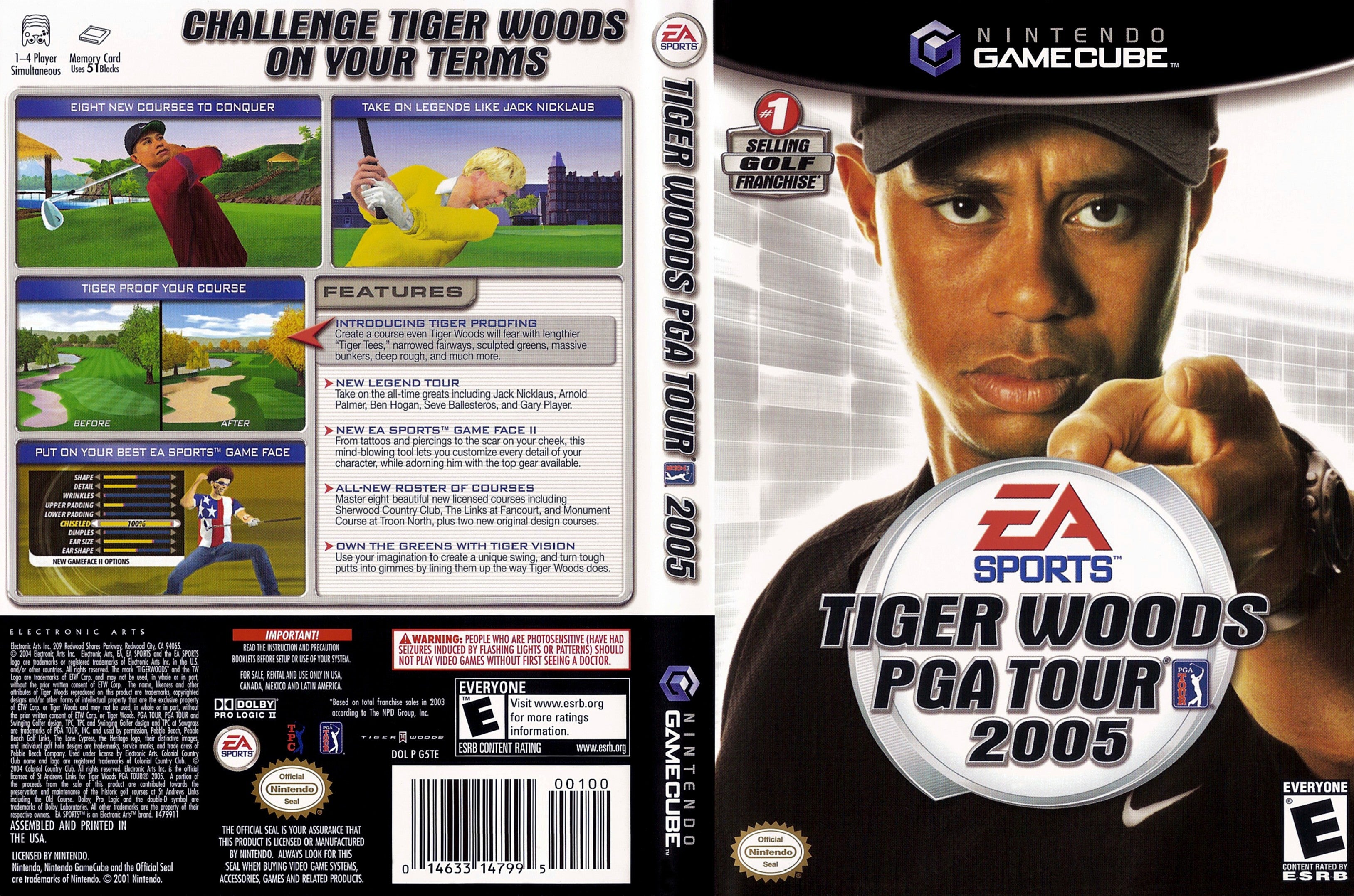 Tiger Woods PGA Tour 2005 Gamecube