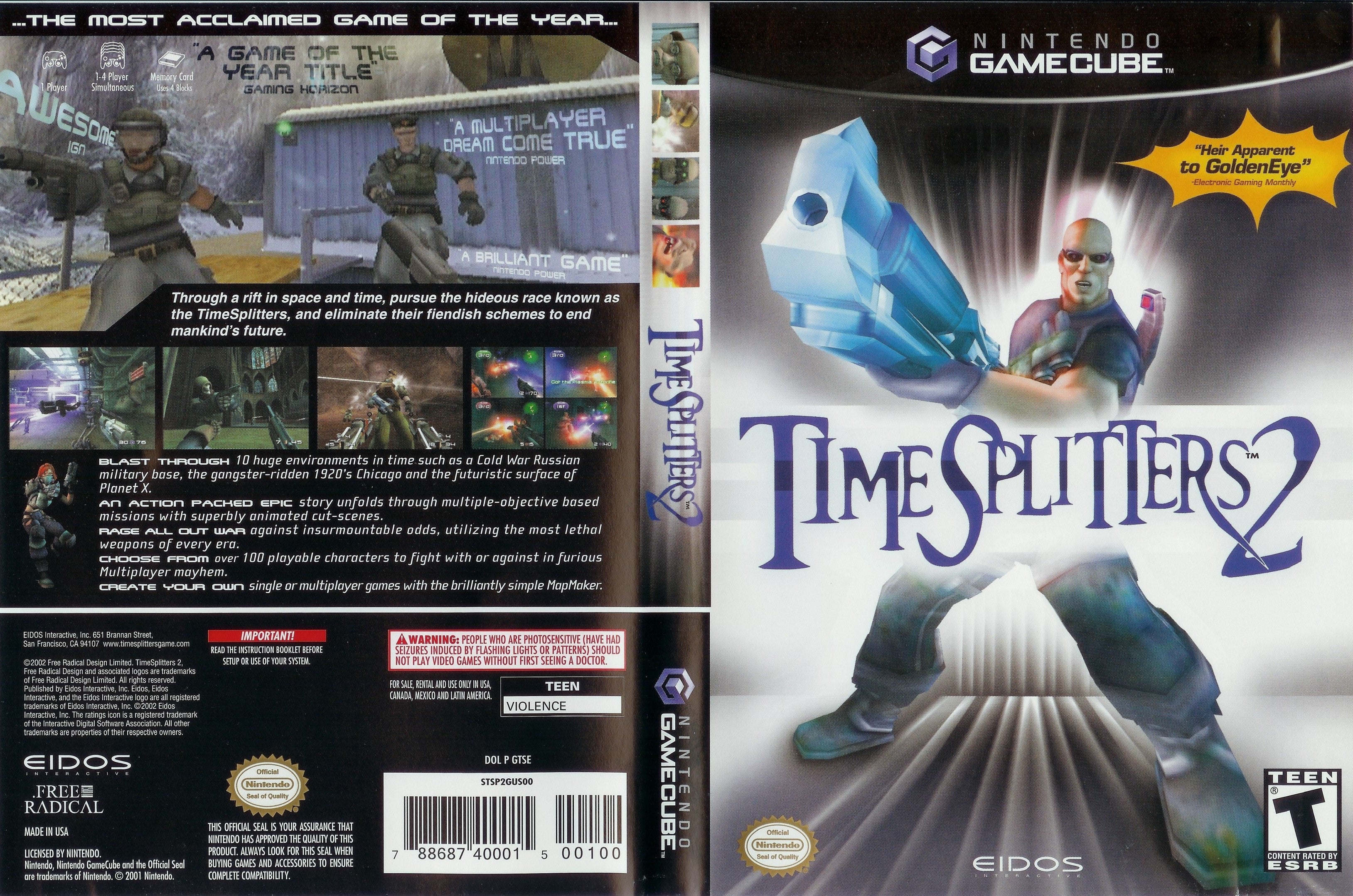TimeSplitters 2 Gamecube