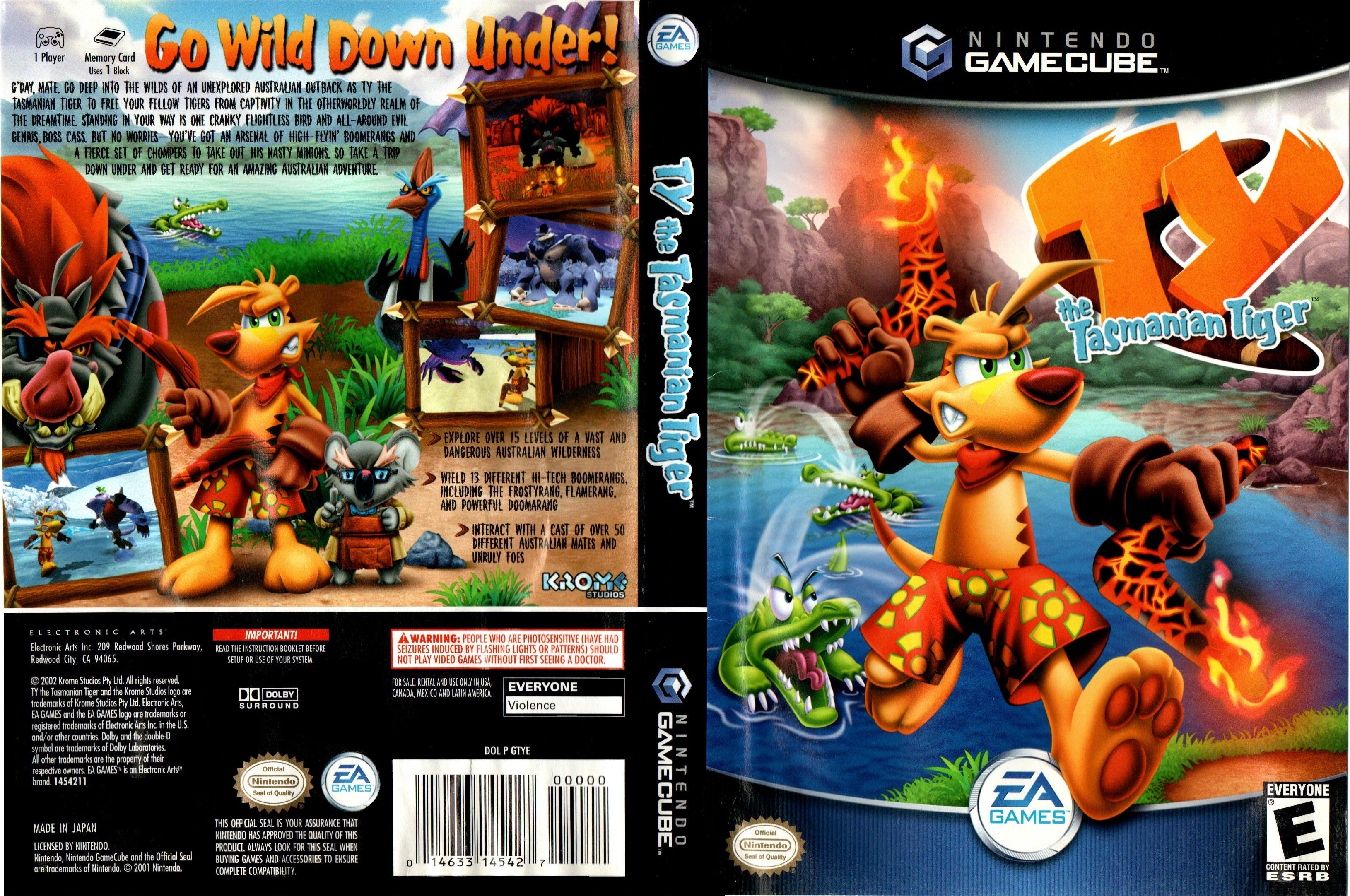 Ty the Tasmanian Tiger Gamecube