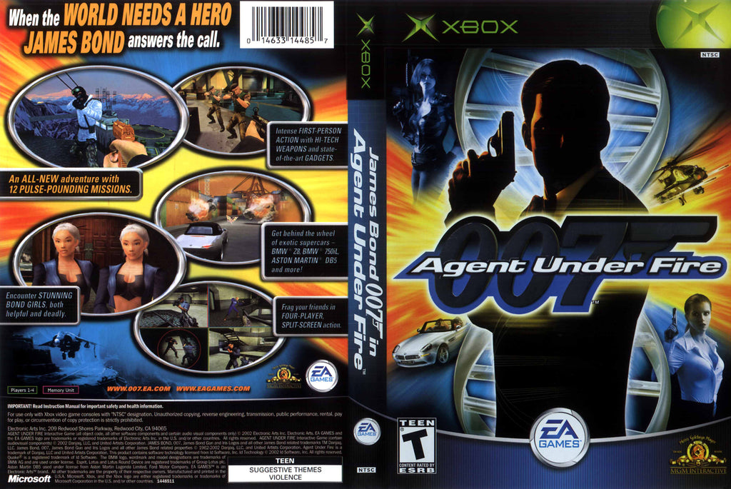 007 Agent Under Fire C Xbox