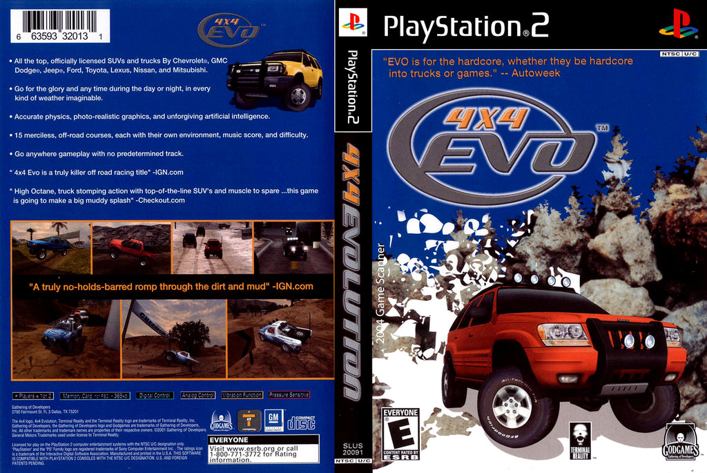 4x4 EVO N PS2