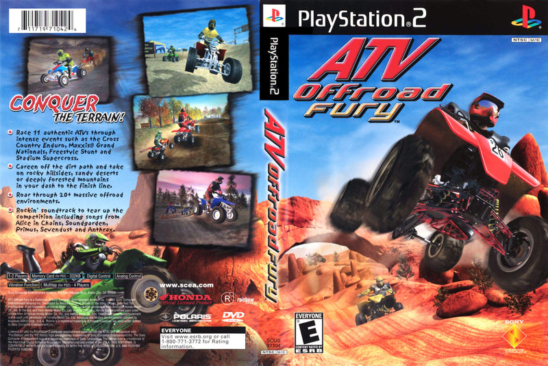 ATV Offroad Fury 2 - (PS2) PlayStation 2 – J&L Video Games New