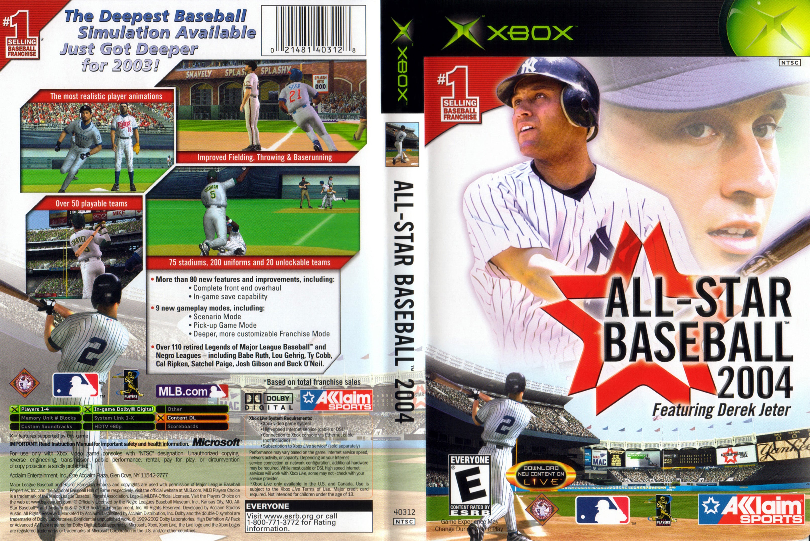 All-Star Baseball 2004 Xbox