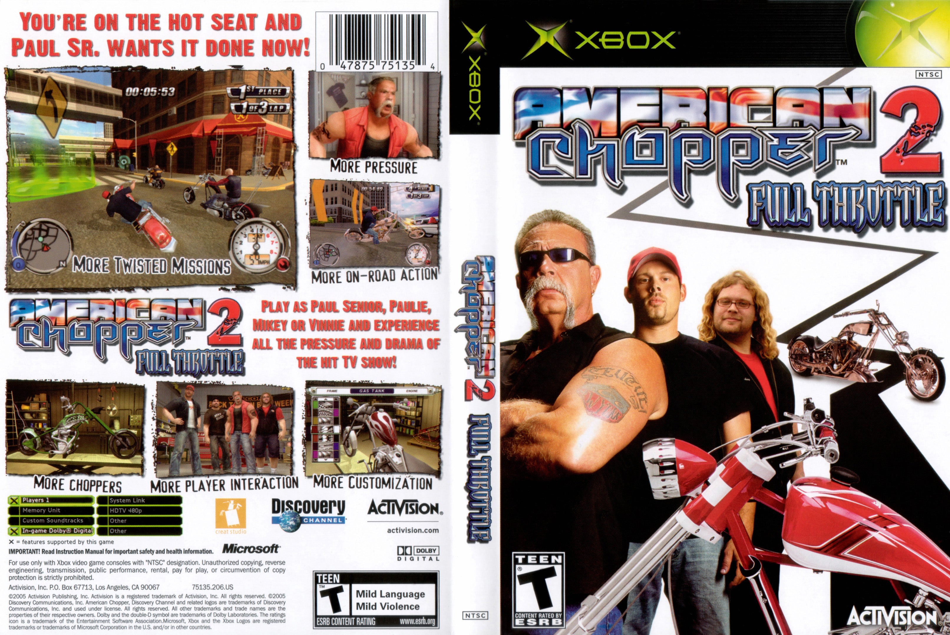 American Chopper 2 Full Throttle C Xbox