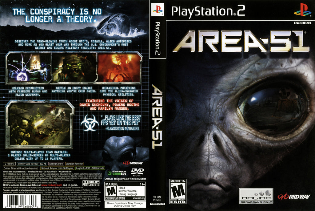 Area-51 N PS2
