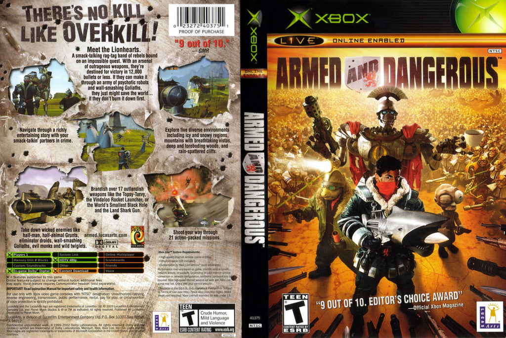 Armed and Dangerous C Xbox