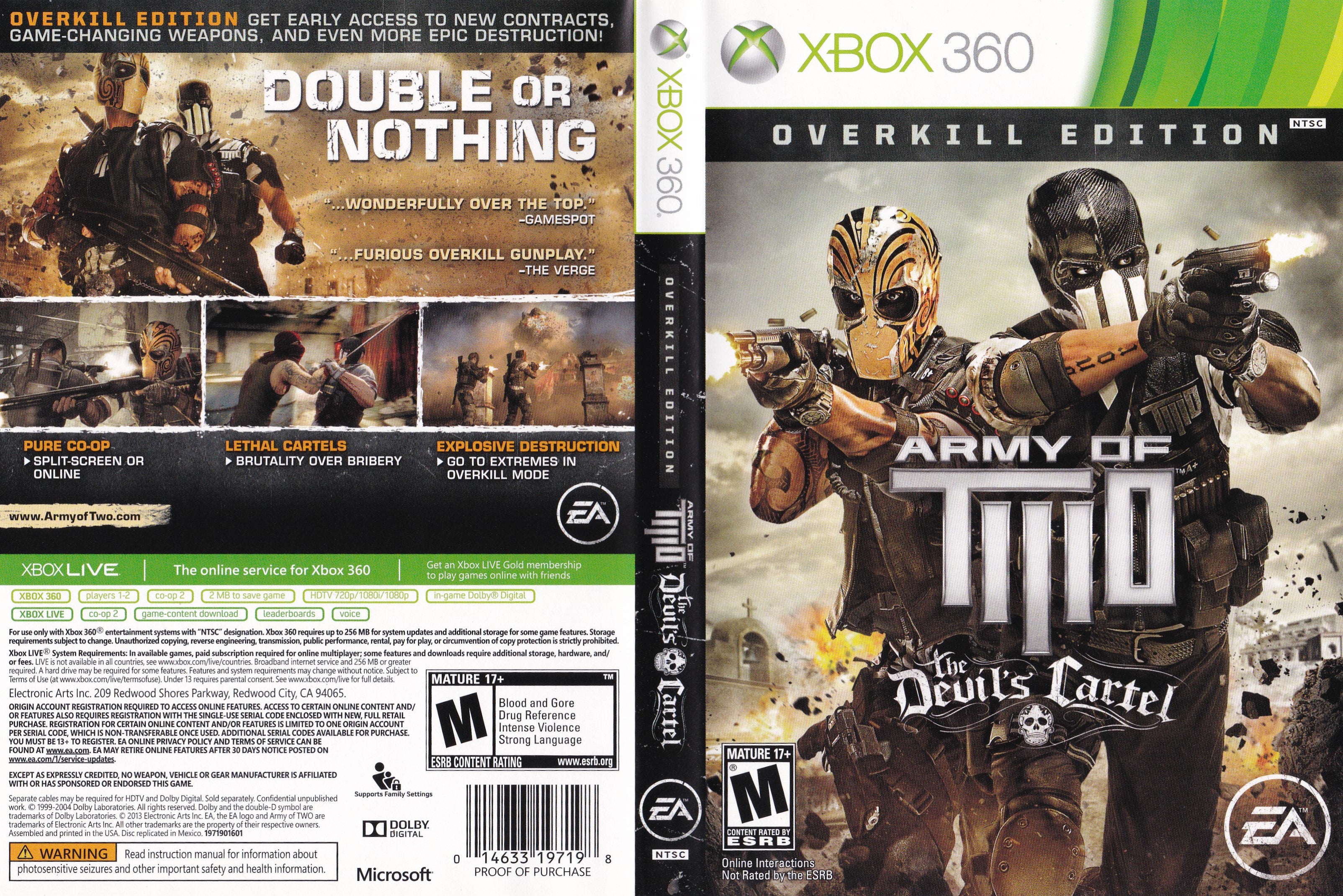 Игры на 2 xbox 360 freeboot. Xbox 360/one Army of two (русская версия). Army of two the Devil's Cartel платина. Обложки к играм Xbox 360 Army of two. Army of two системные требования.