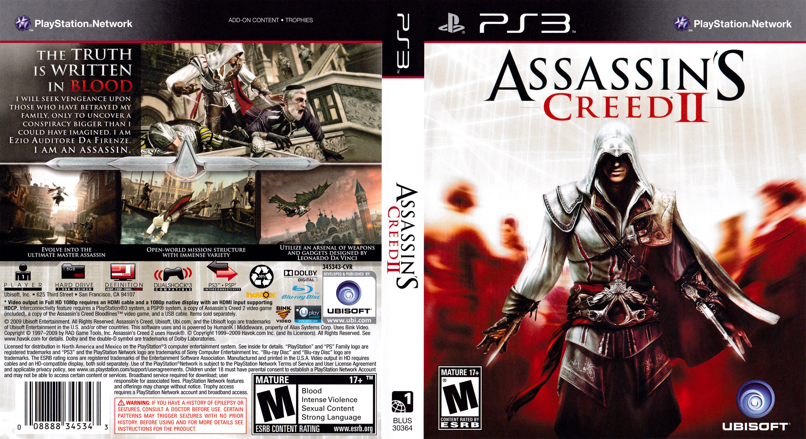  Assassin's Creed: Brotherhood - Playstation 3 : Video Games
