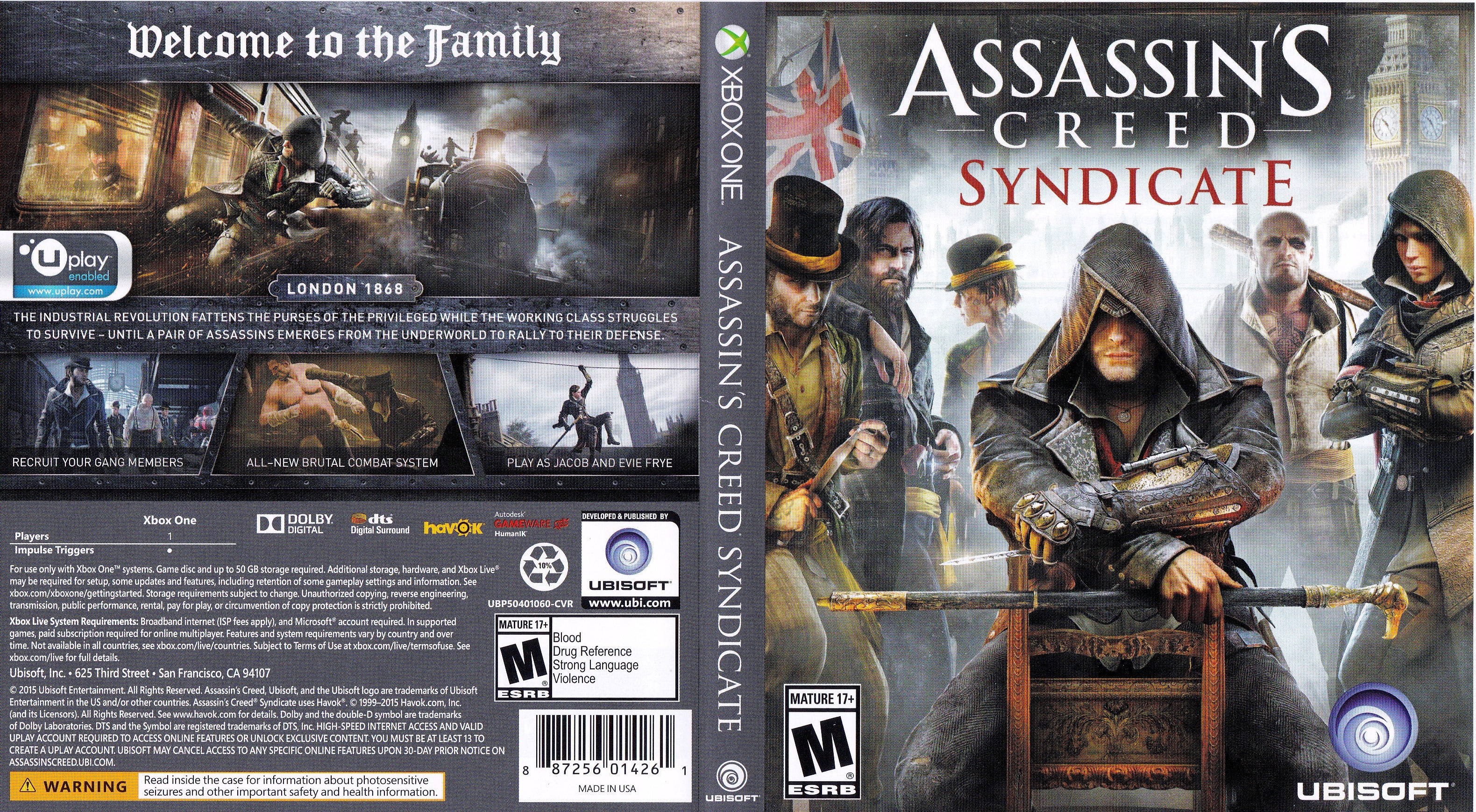 Assassin's Creed Syndicate Xbox One