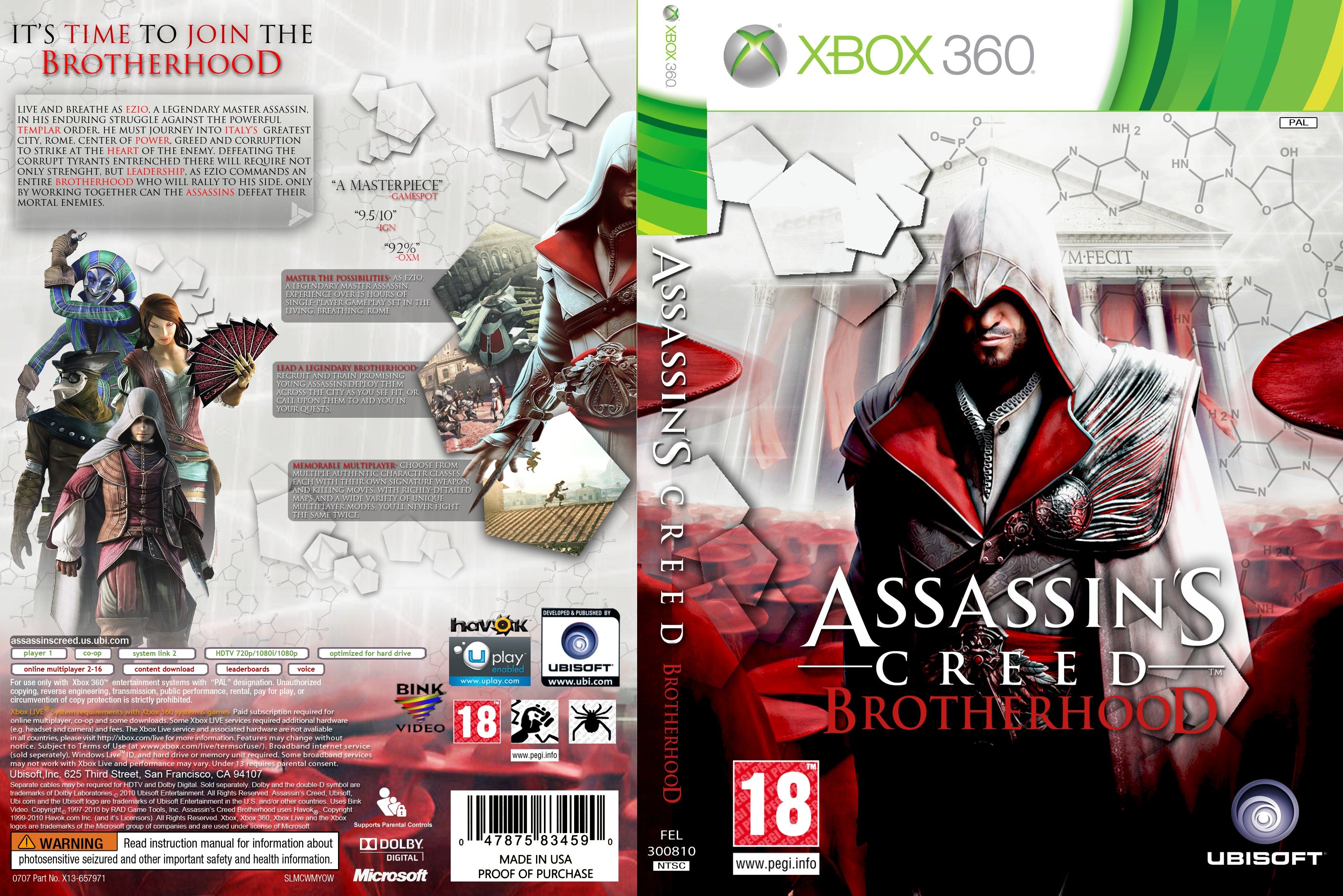 Assassin's Creed Brotherhood Xbox 360
