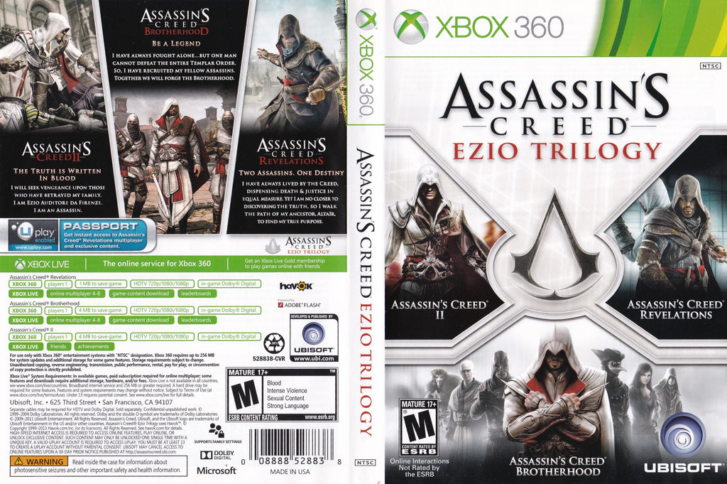 Assassins игра xbox. Ассасин 1 на Xbox 360. Assassins Creed Ezio Trilogy Xbox 360. Assassin's Creed 1 Xbox one. Ассасин Крид на хбокс 360.