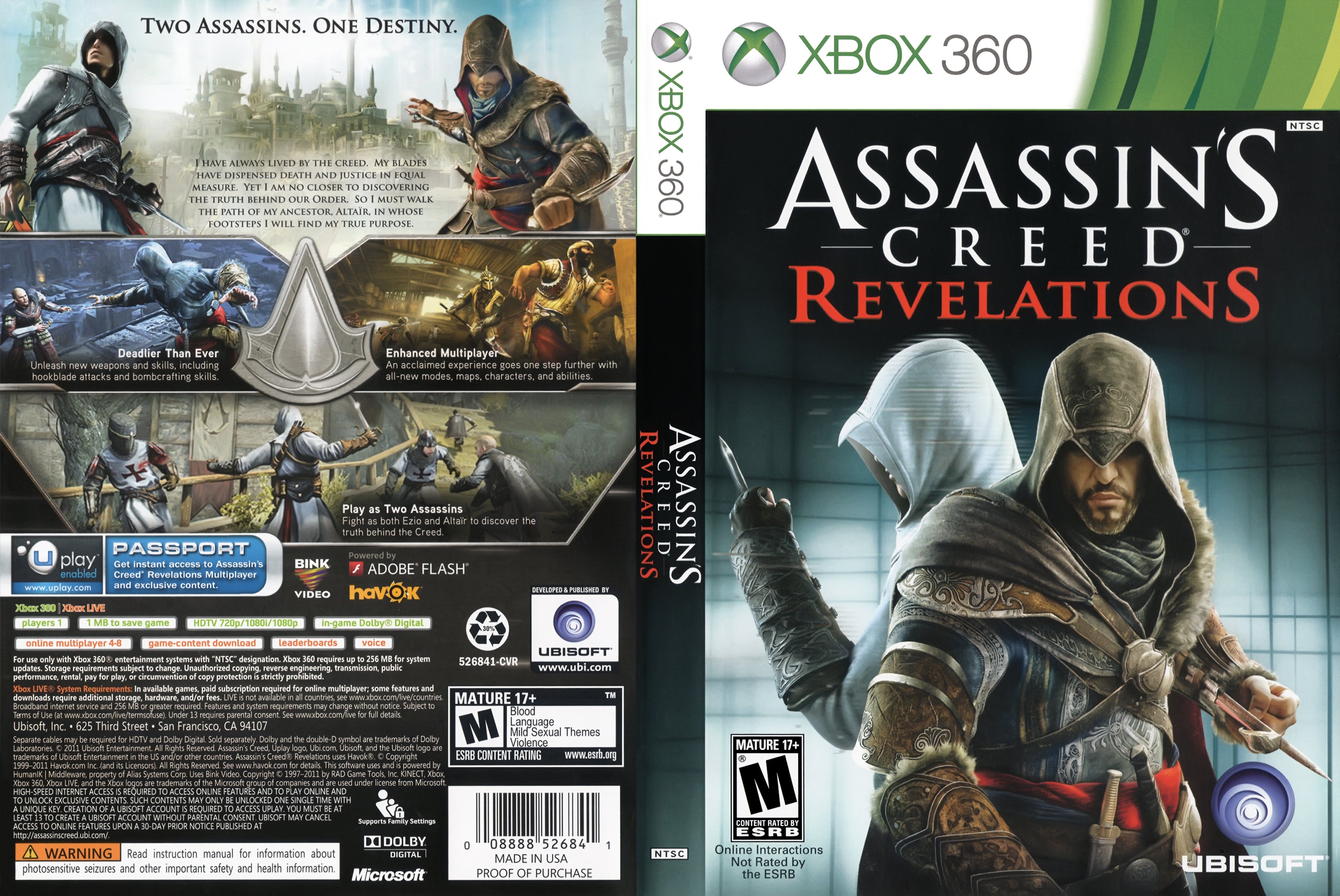 Jogo Seminovo Assassin's Creed Revelations Xbox 360 - Game Shark Store