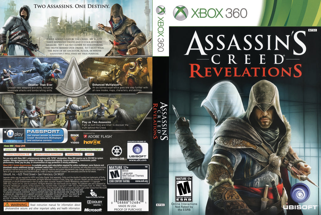 Assassin's Creed Revelations Xbox 360